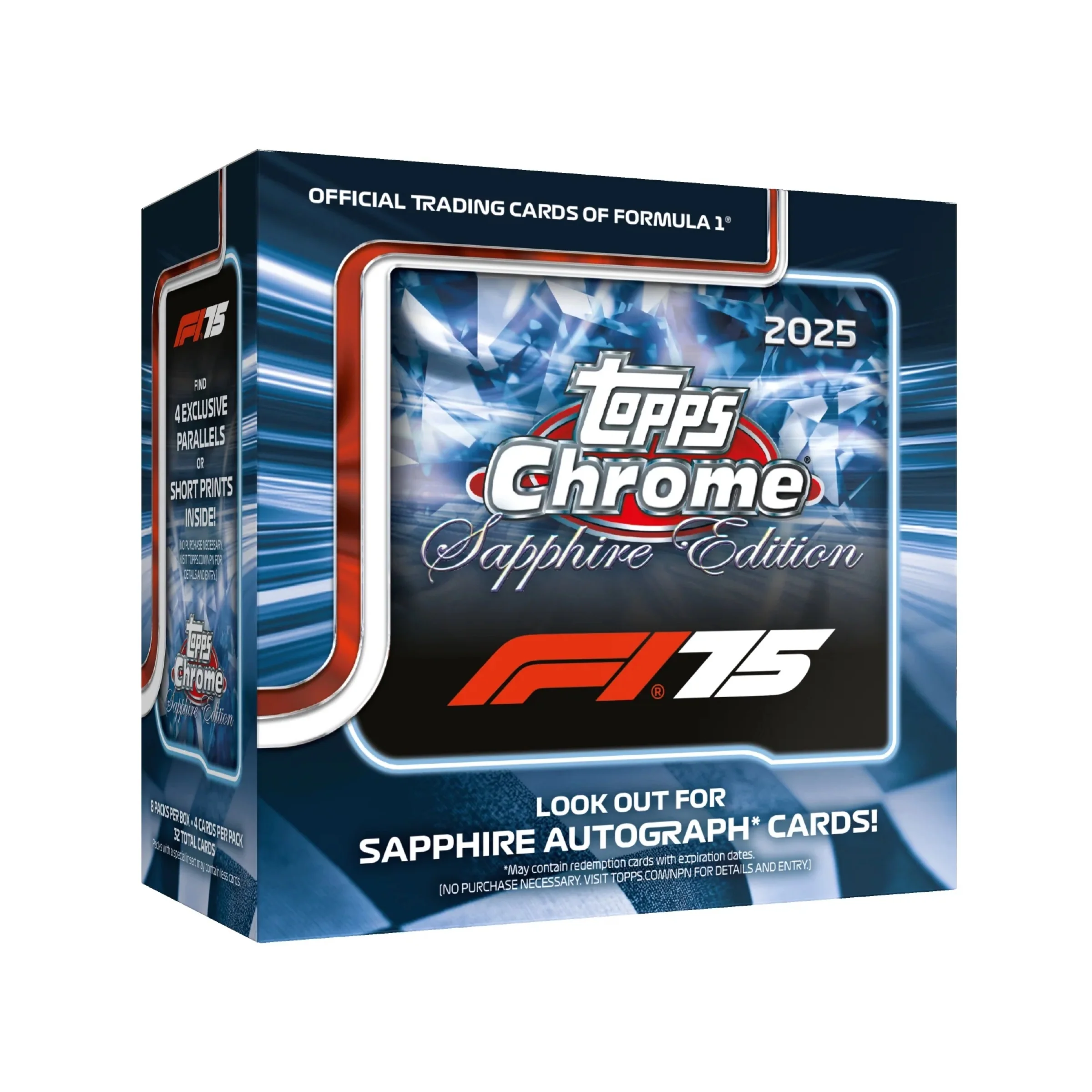 2025 Topps Chrome Formula 1 Sapphire Edition Hobby Box