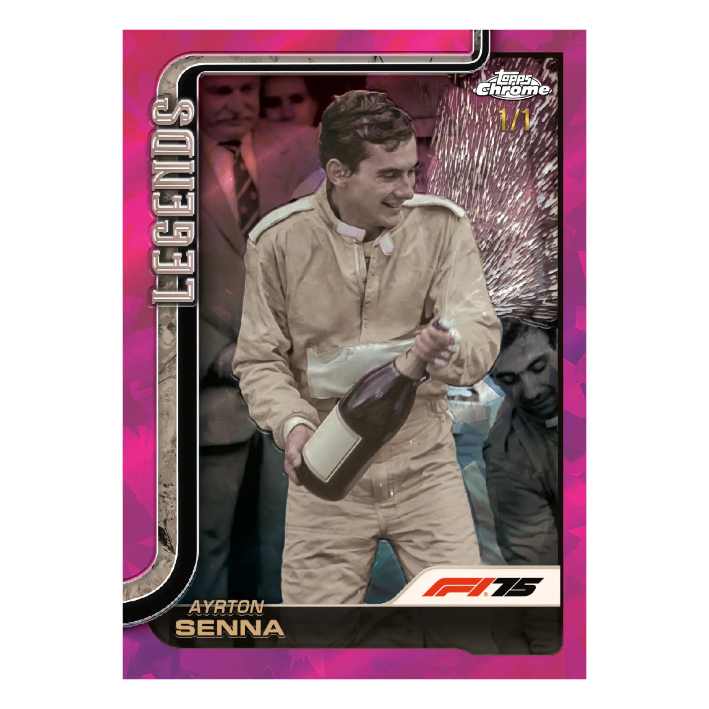2025 Topps Chrome Formula 1 Sapphire Edition Hobby Box - Image 9