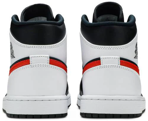 Air Jordan 1 Mid 'Black Chile Red White' - Image 4