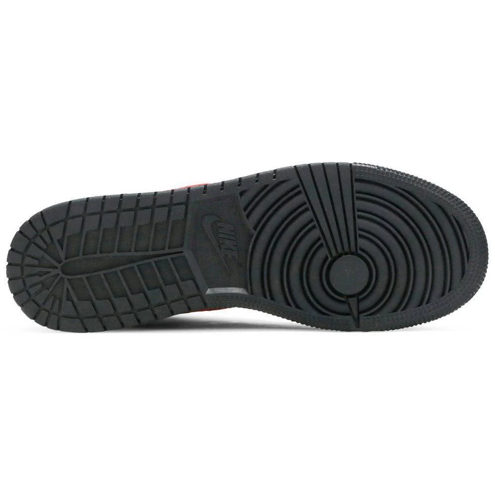 Air Jordan 1 Mid 'Black Chile Red White' (GS) - Image 3