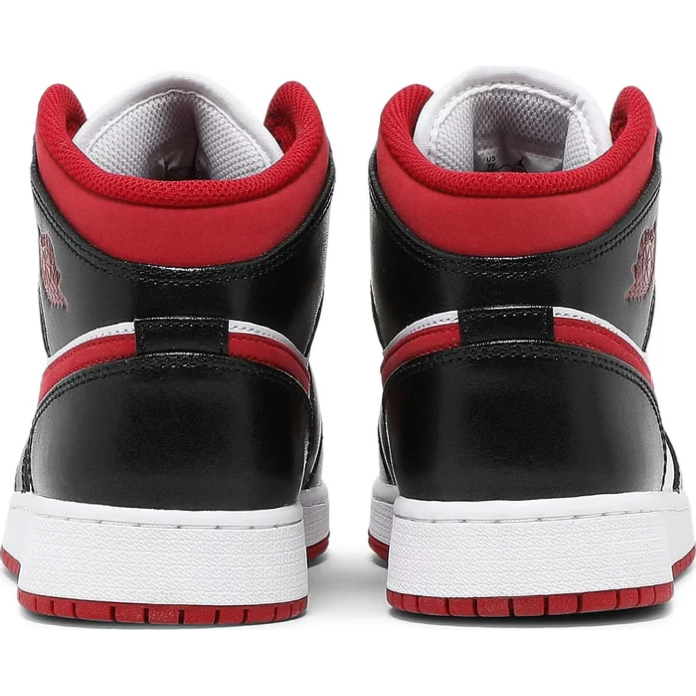 Air Jordan 1 Mid 'Gym Red Black White' (GS) - Image 4