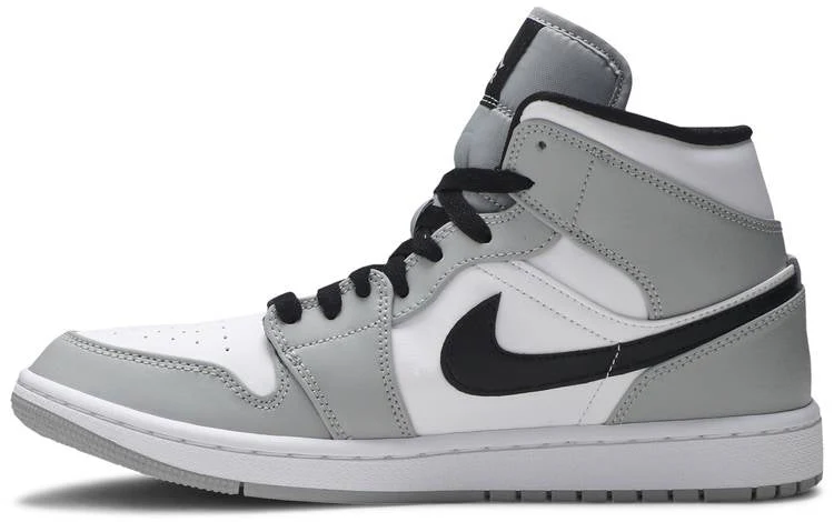 Air Jordan 1 Mid 'Light Smoke Grey' - Image 2