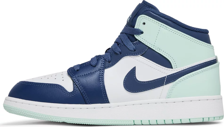 Air Jordan 1 Mid 'Mystic Navy Mint Foam' (GS) - Image 2