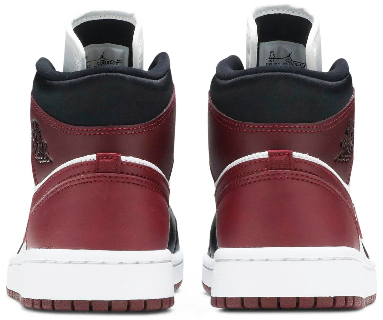 Air Jordan 1 Mid SE 'Black Dark Beetroot' (Women's) - Image 4