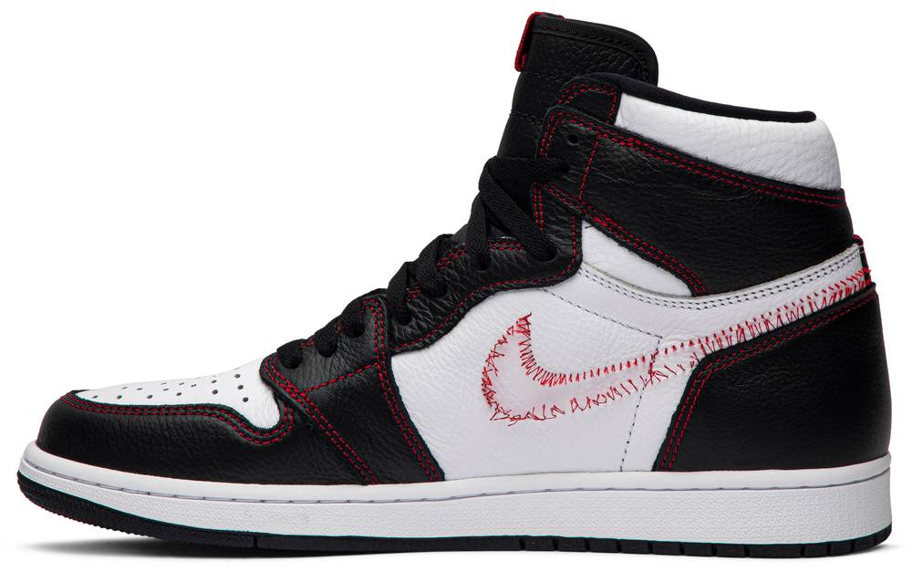 Air Jordan 1 Retro High 'Defiant White Black Gym Red' - Image 3