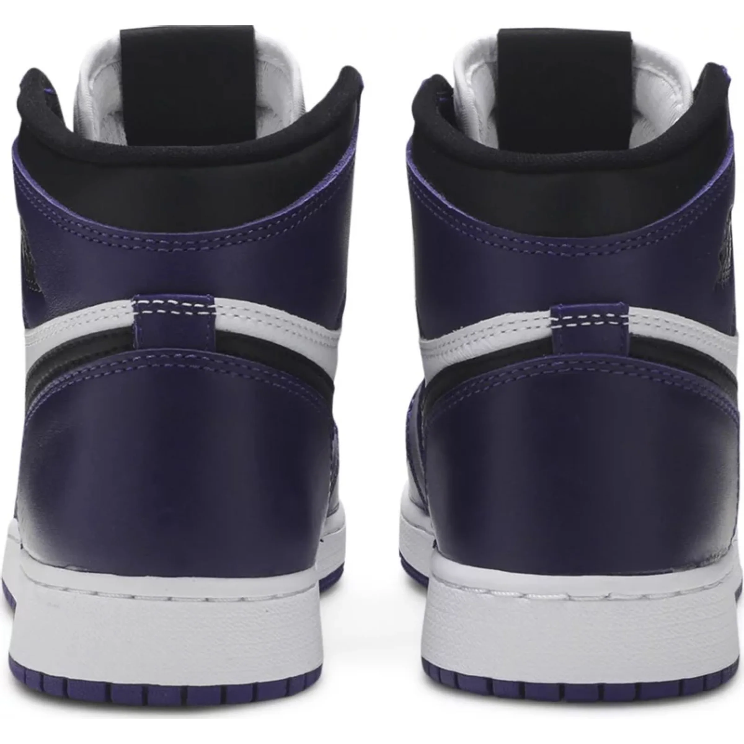 Air Jordan 1 Retro High 'Court Purple White' (GS) - Image 3