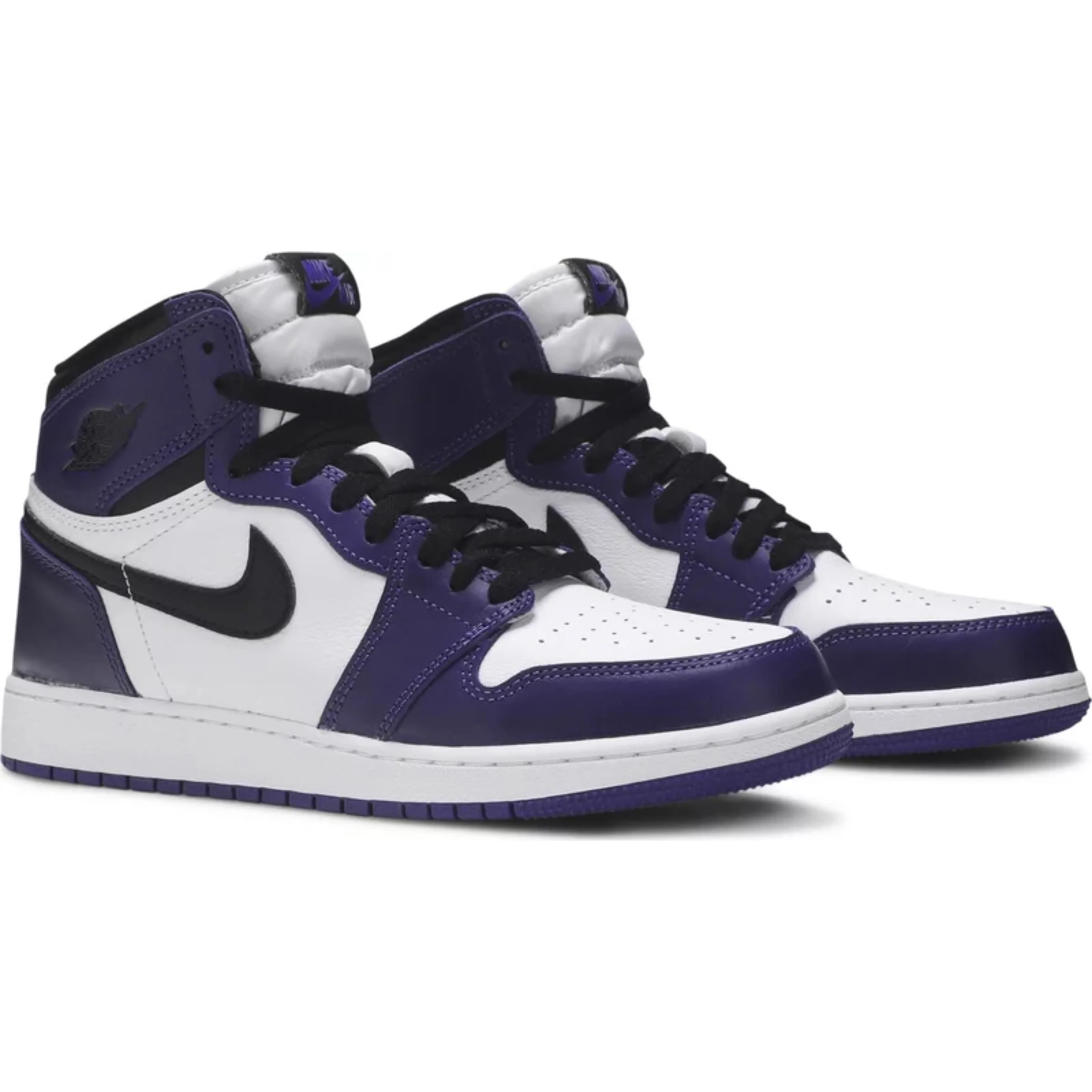 Air Jordan 1 Retro High 'Court Purple White' (GS) - Image 5