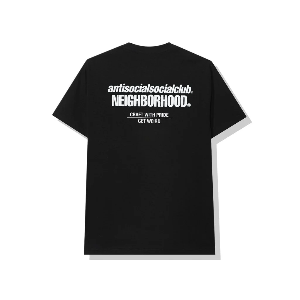 ASSC x Neighborhood Cambered Tee - Black - Image 3