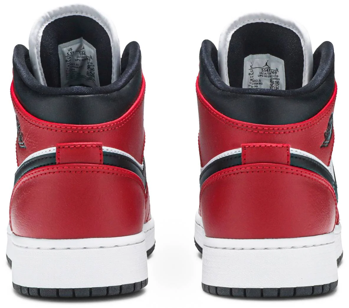Air Jordan 1 Mid 'Chicago Black Toe' (GS) - Image 4