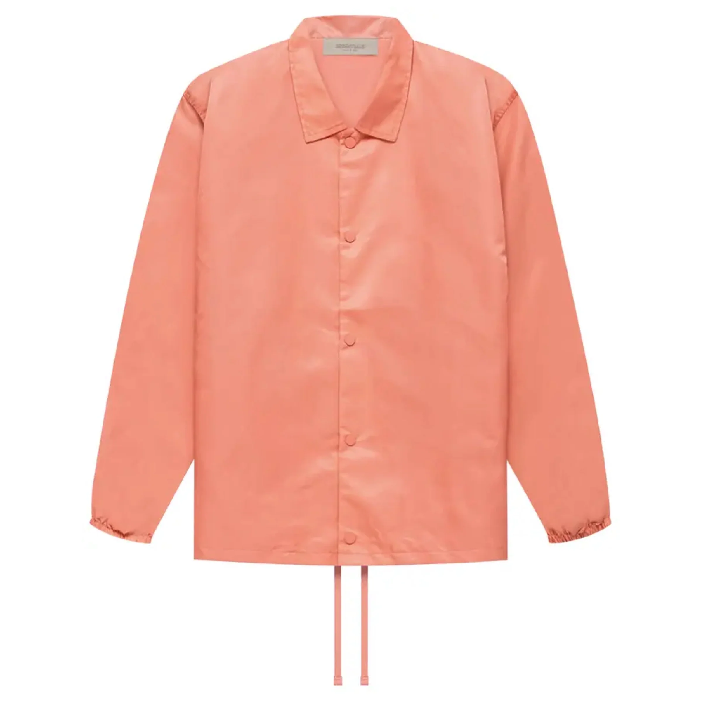 FEAR OF GOD ESSENTIALS 1977 Nylon Coach Jacket - Coral (SS22) - Image 2