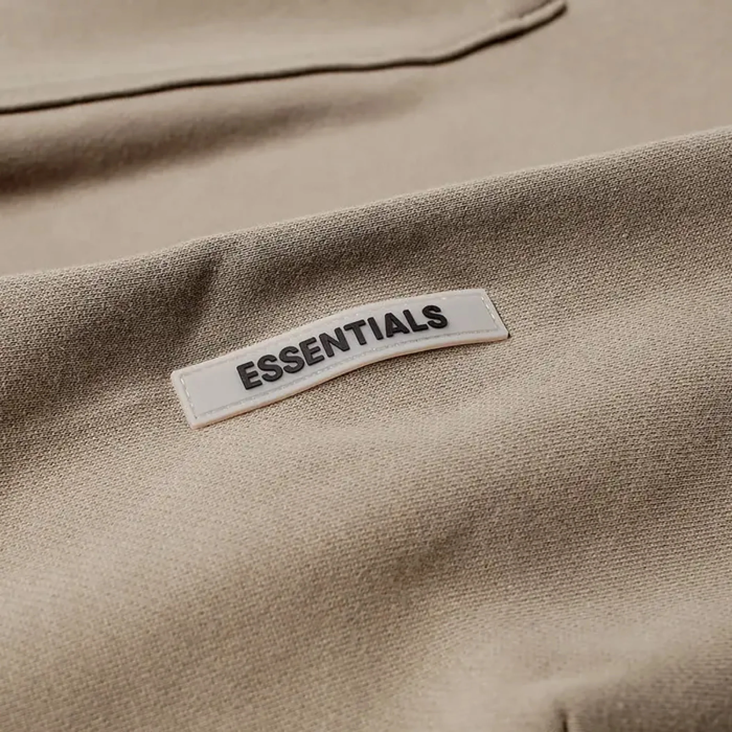 FEAR OF GOD ESSENTIALS 3D Silicon Applique Hoodie - Cement - Image 2