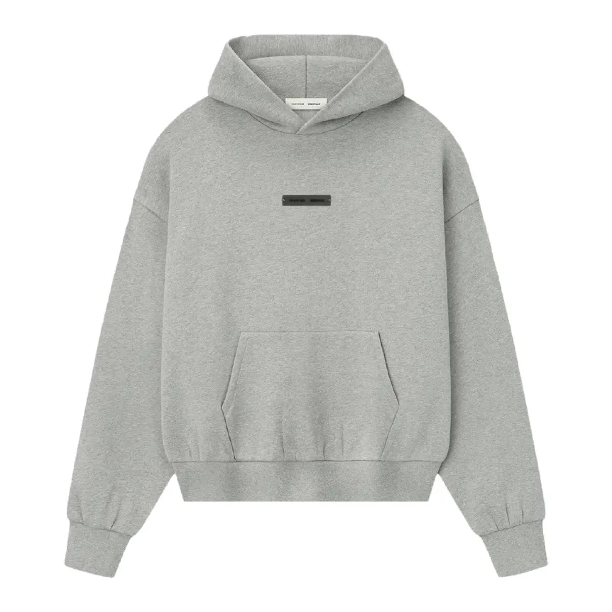 FEAR OF GOD ESSENTIALS Classic Fleece Hoodie - Concrete Heather (SS25)