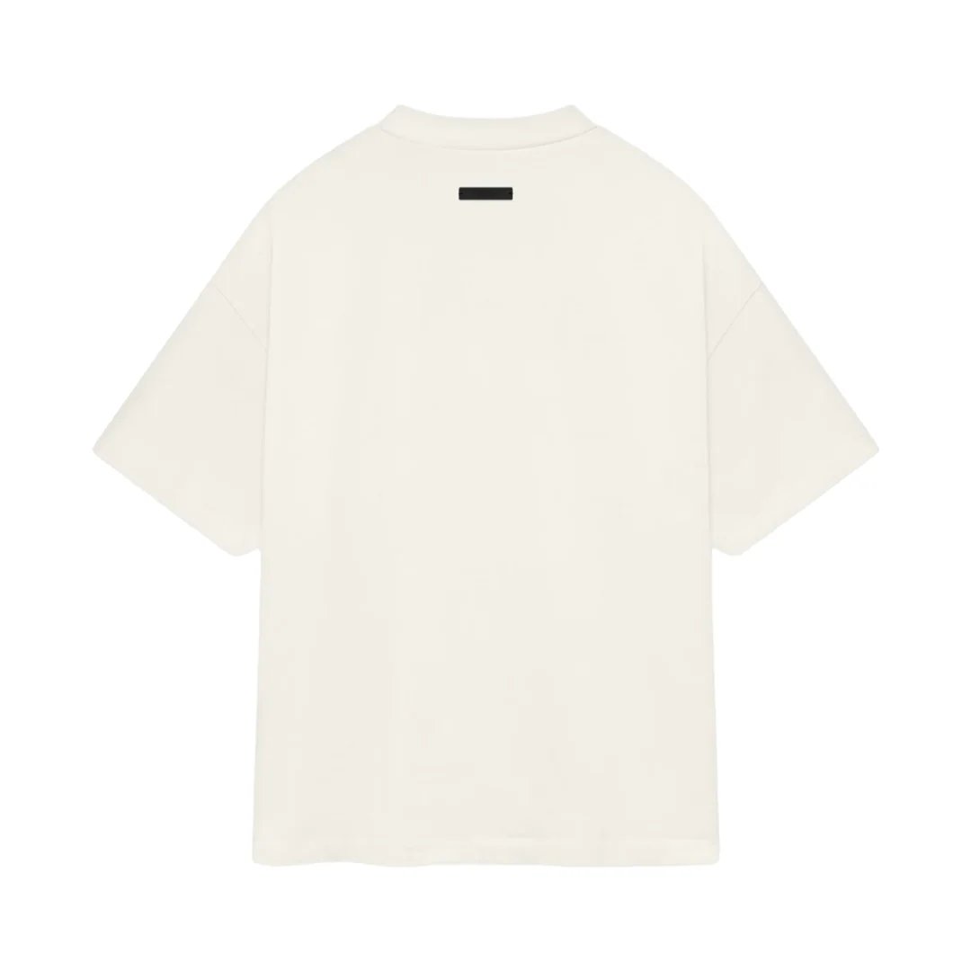 FEAR OF GOD ESSENTIALS Jersey Crewneck T-Shirt - Shell (FW24) - Image 2