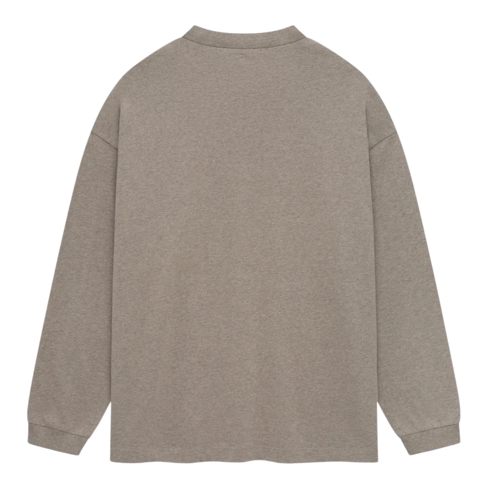 FEAR OF GOD ESSENTIALS University L/S T-Shirt - Dark Heather Grey (Holiday 2024) - Image 2