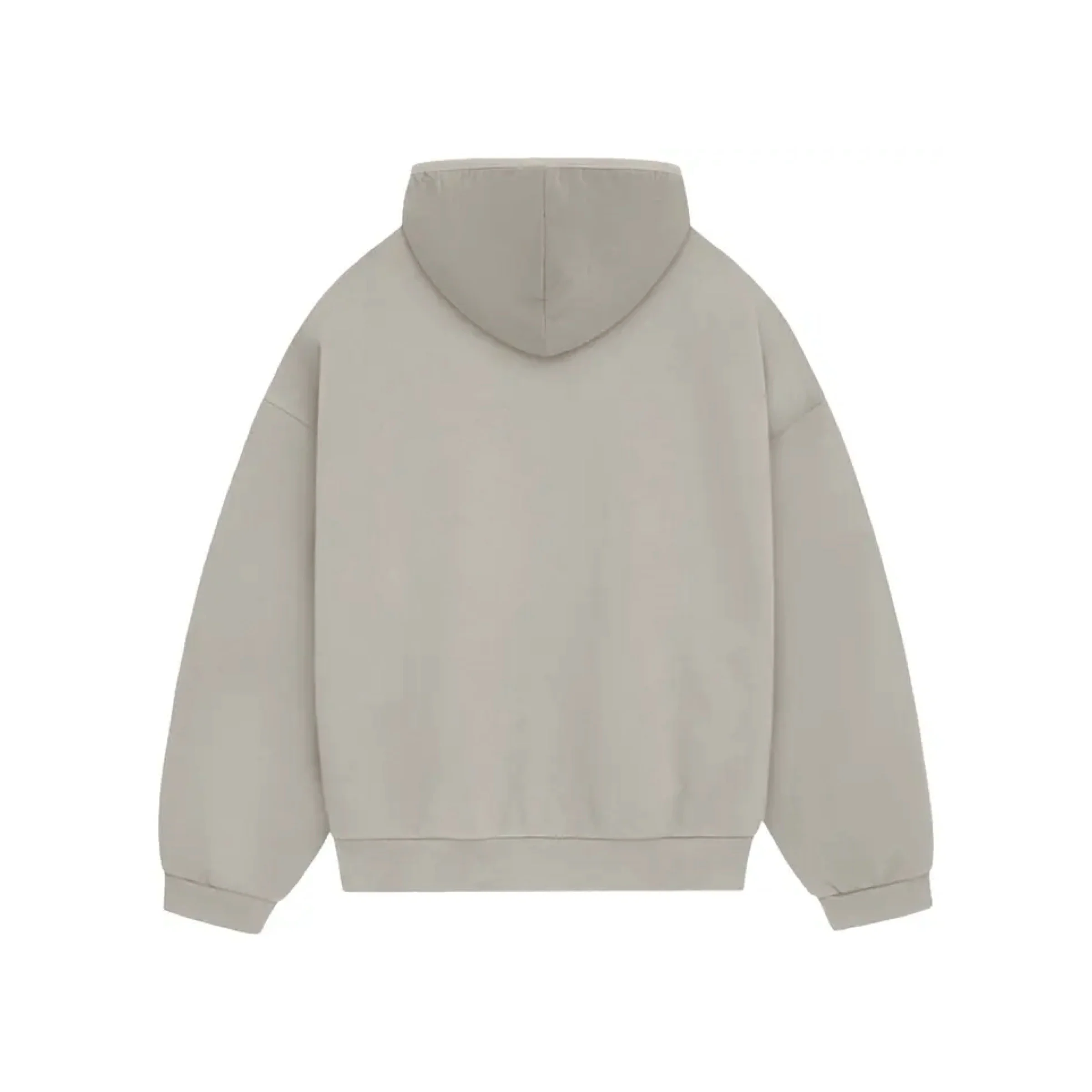 FEAR OF GOD ESSENTIALS Nylon Fleece Hoodie - Seal/Seal - Image 2