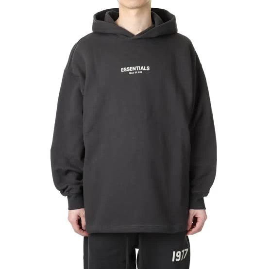 FEAR OF GOD ESSENTIALS Relaxed Hoodie - Iron (SS22) - Image 3