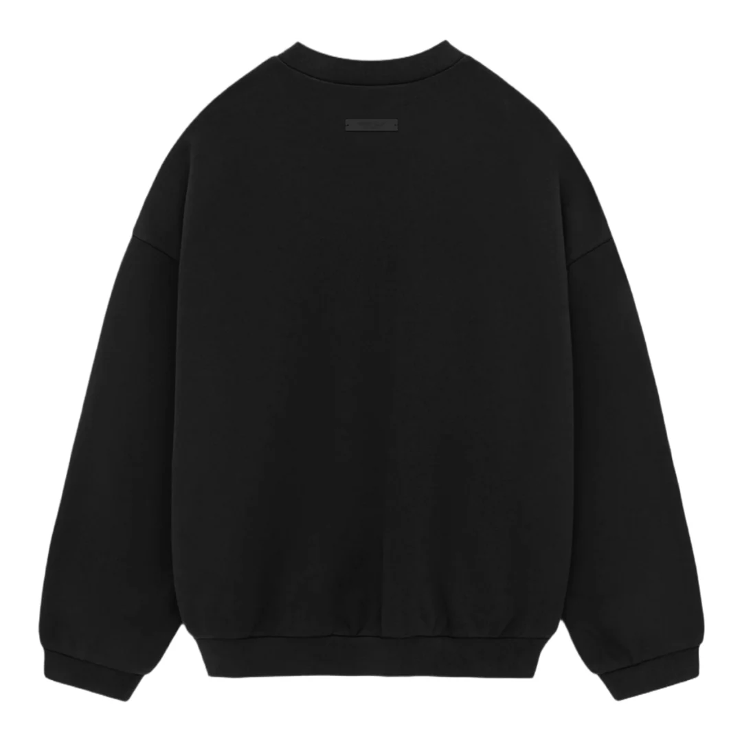 FEAR OF GOD ESSENTIALS State Fleece Crewneck - Black (FW24) - Image 2