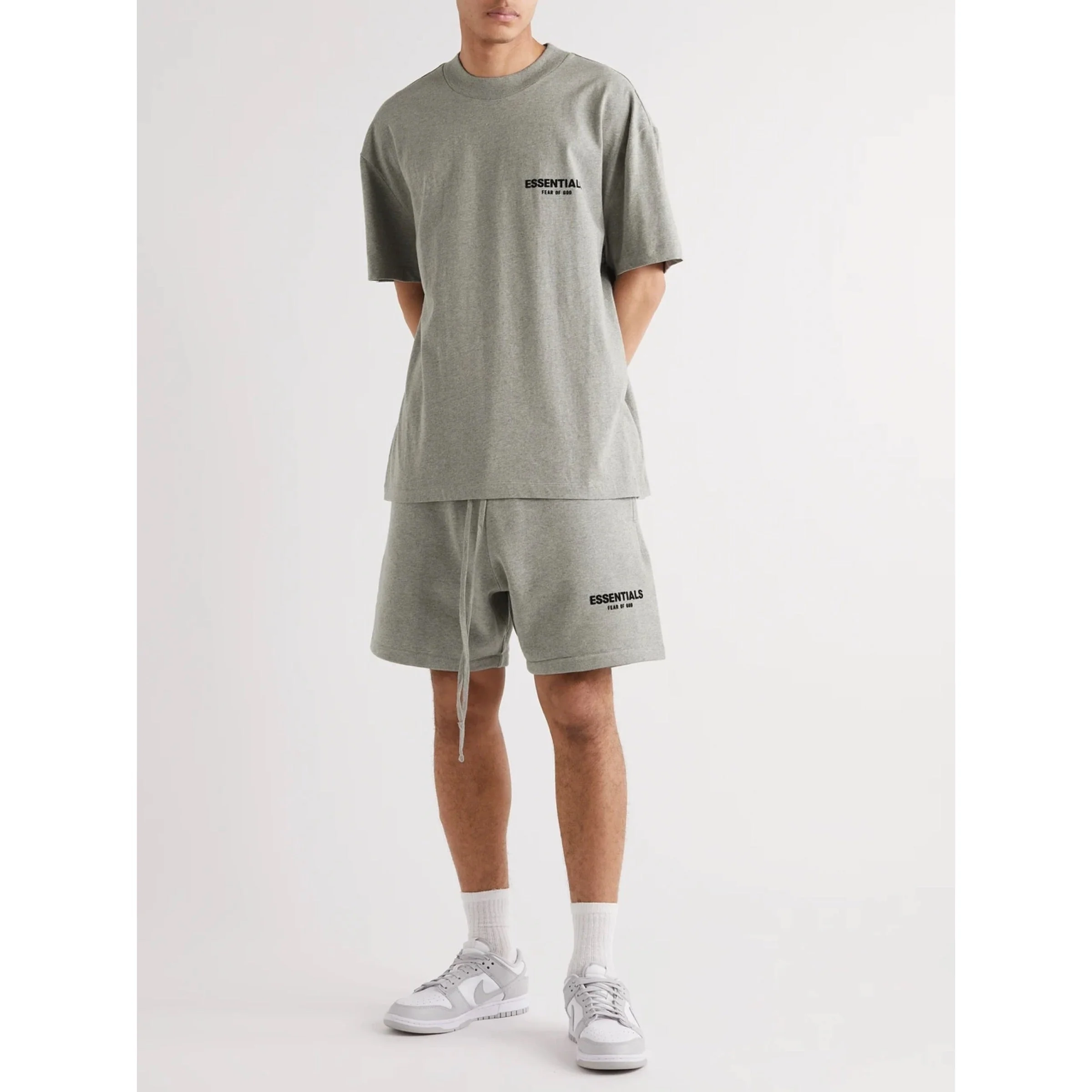 FEAR OF GOD ESSENTIALS T-Shirt - Dark Oatmeal (SS22 Core Collection) - Image 3