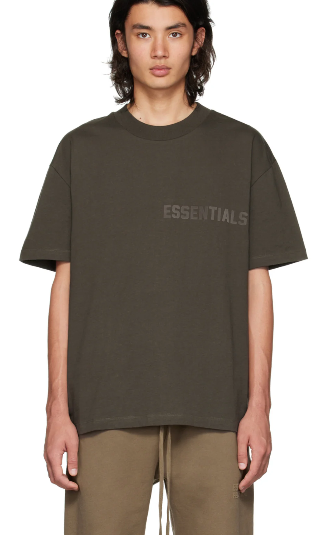 FEAR OF GOD ESSENTIALS T-Shirt - Off Black (SS23) - Image 3