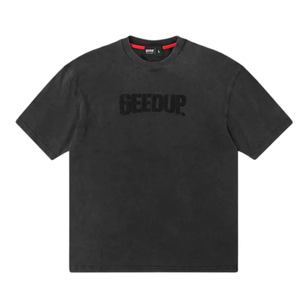 GEEDUP Always Neighbourhood Vintage T-Shirt - Washed Black