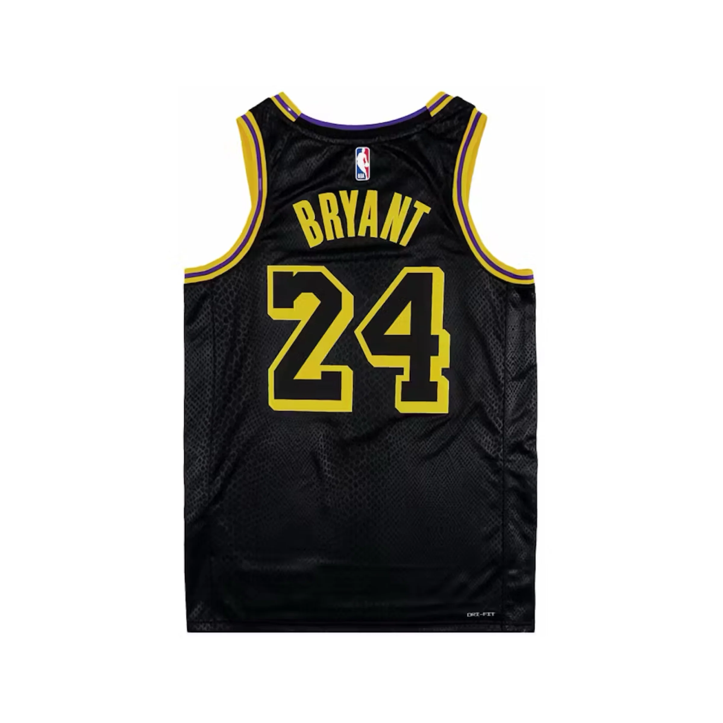 Nike Kobe Mamba Mentality Los Angeles Lakers City Edition Swingman Jersey - Black (2023) - Image 2