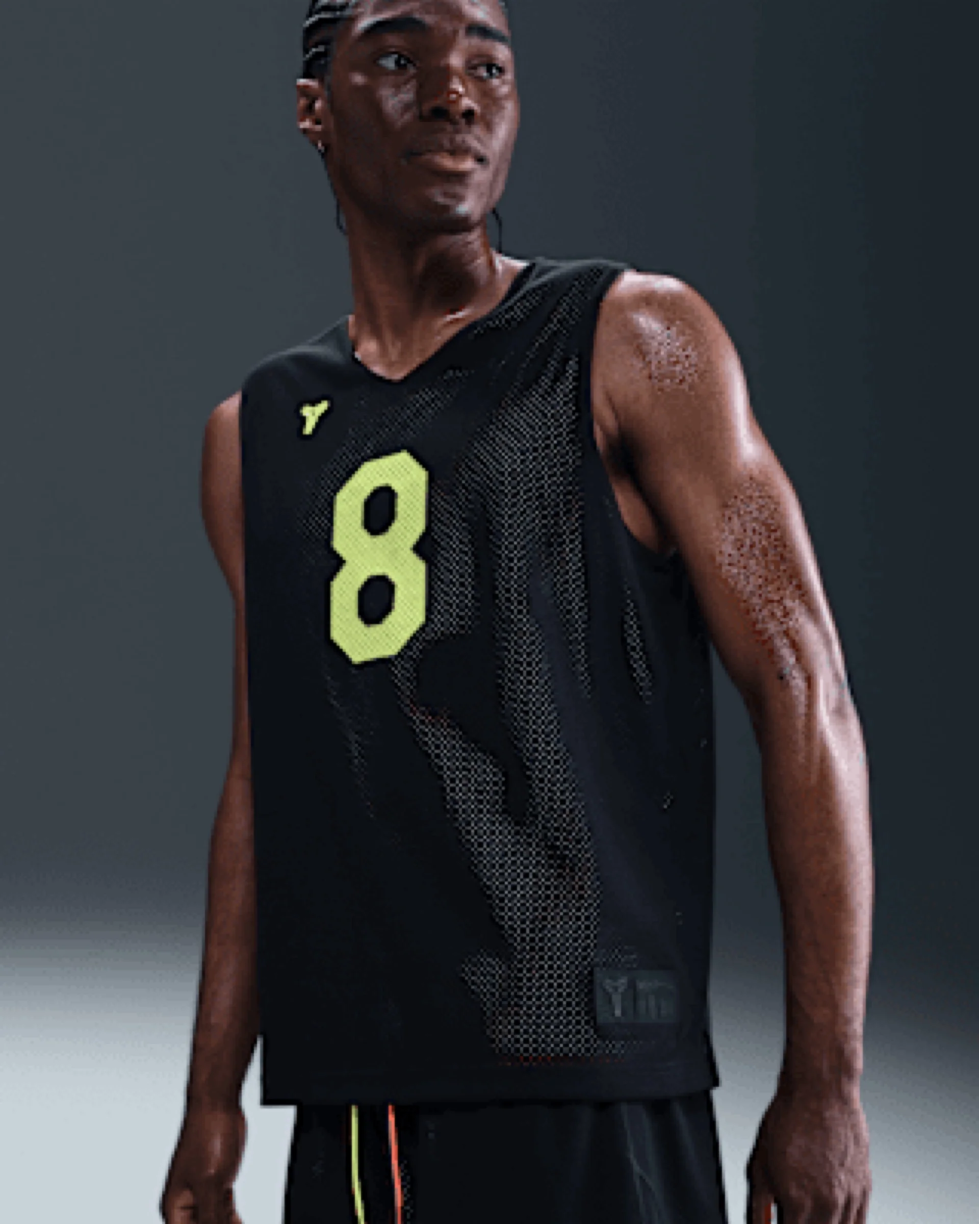 Nike 'What The Kobe' Reversible Jersey - Black/Bright Crimson - Image 5