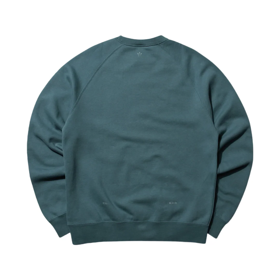 Nike x NOCTA Fleece CS Crewneck - Mineral Slate - Image 2
