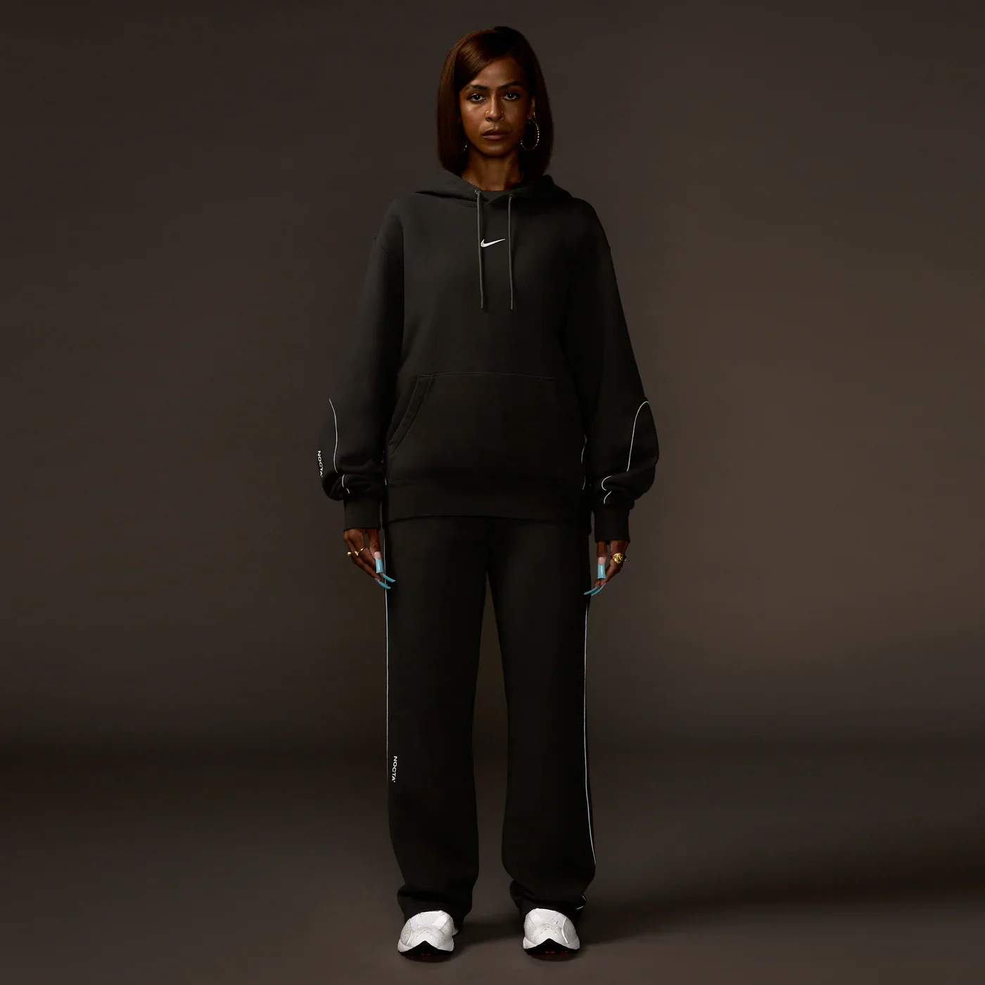 Nike x NOCTA Fleece CS Hoodie - Anthracite - Image 5
