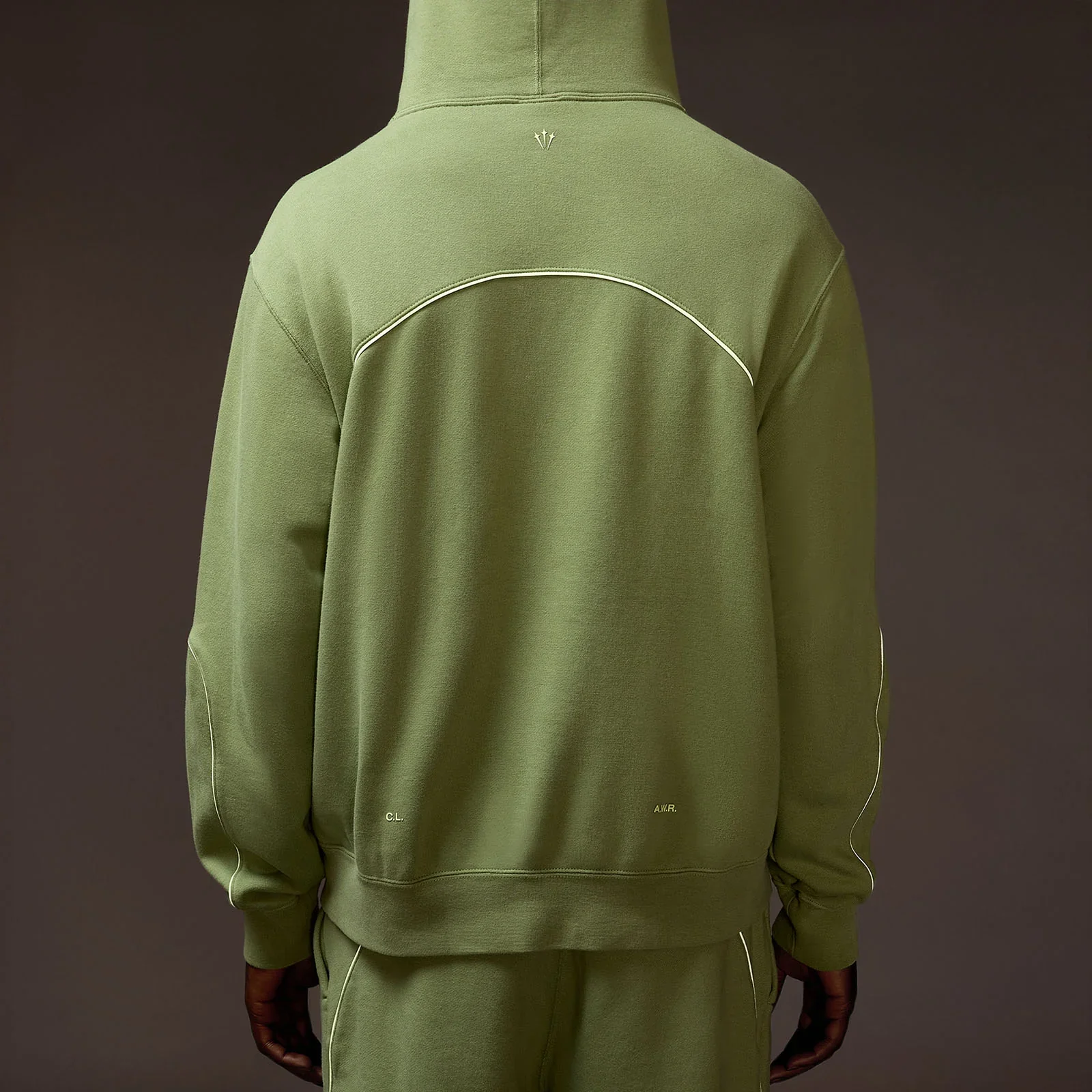 Nike x NOCTA NRG Fleece CS Hoodie - Oil Green - Image 3