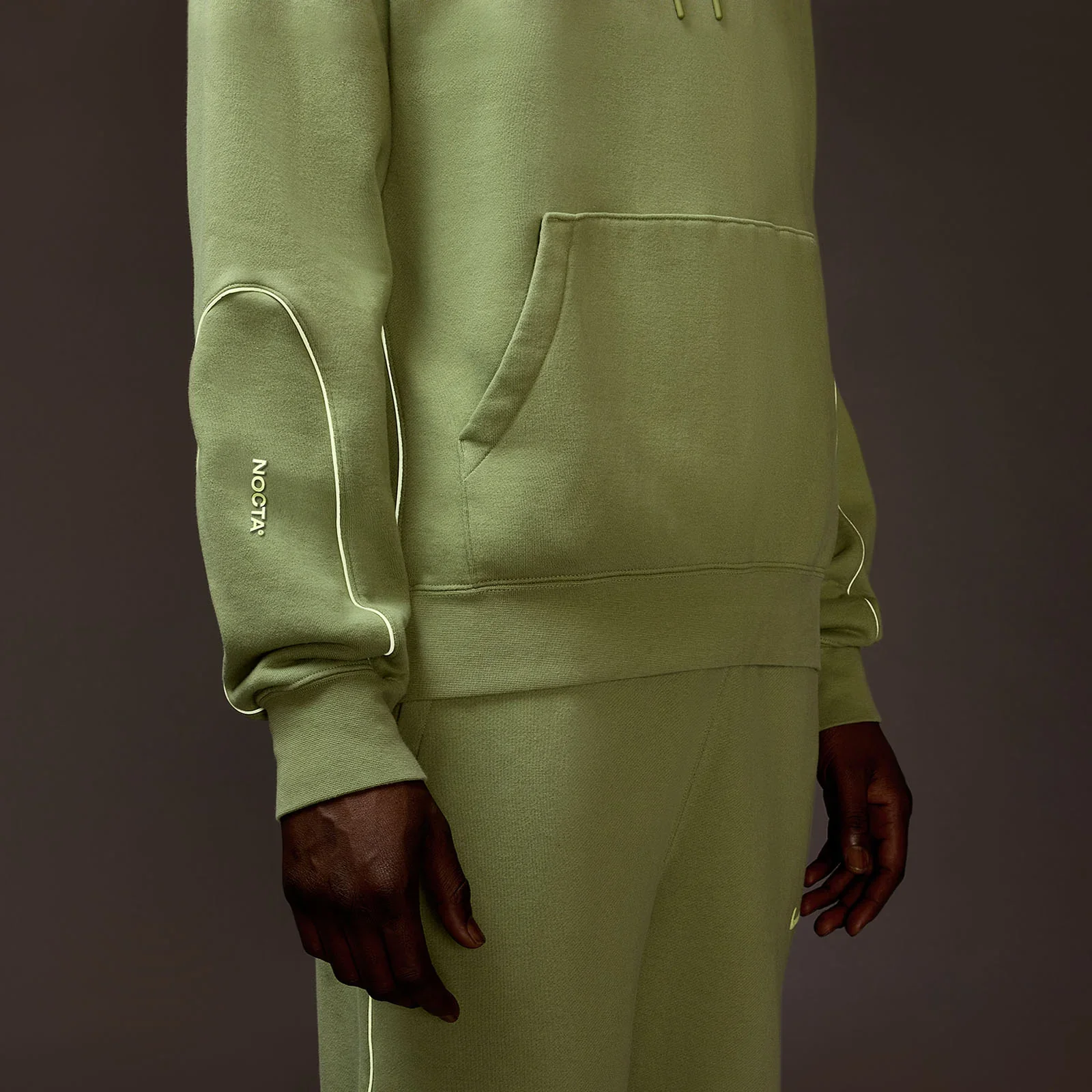 Nike x NOCTA NRG Fleece CS Hoodie - Oil Green - Image 4
