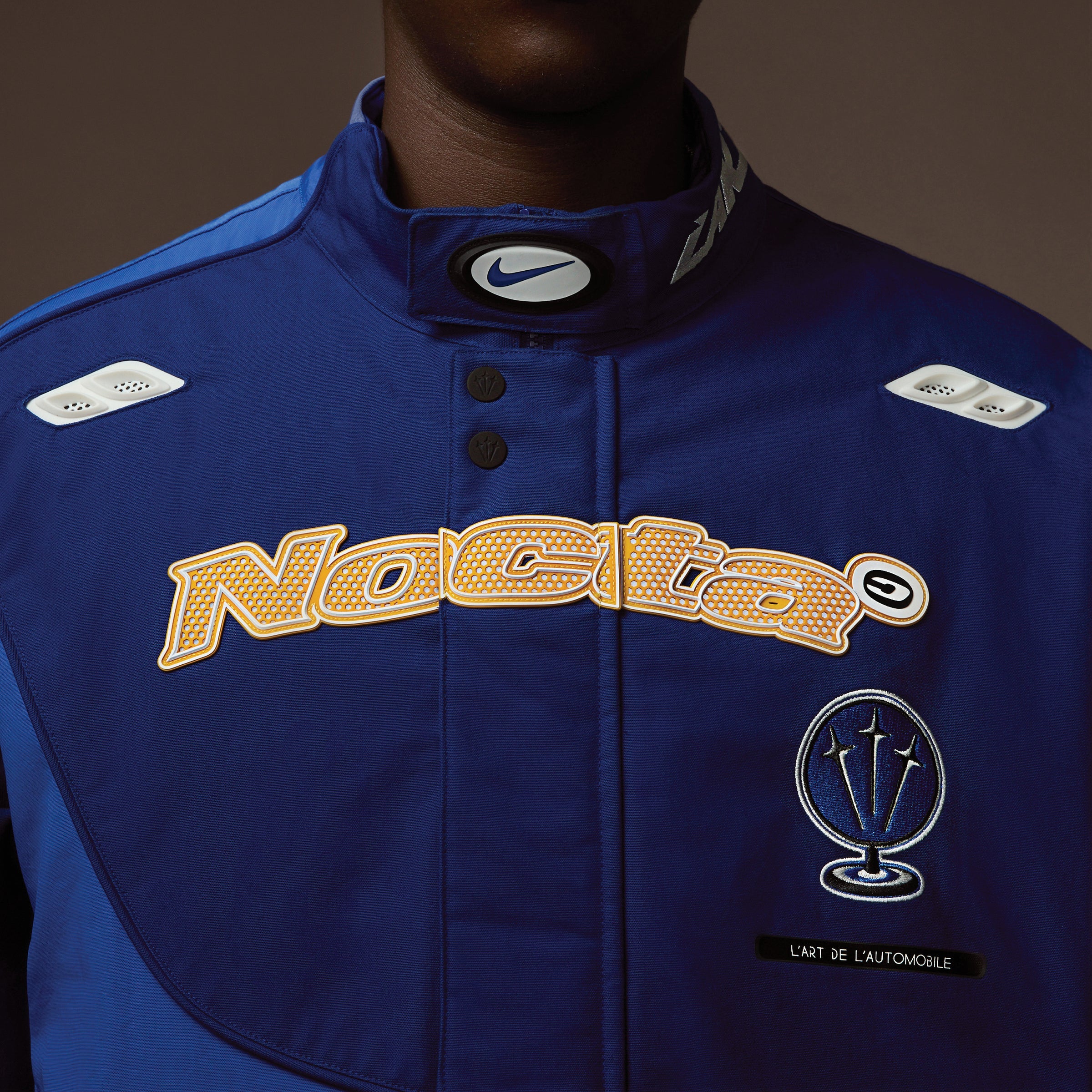 Nike x NOCTA L'Art Racing Jacket - Deep Royal Blue - Image 7