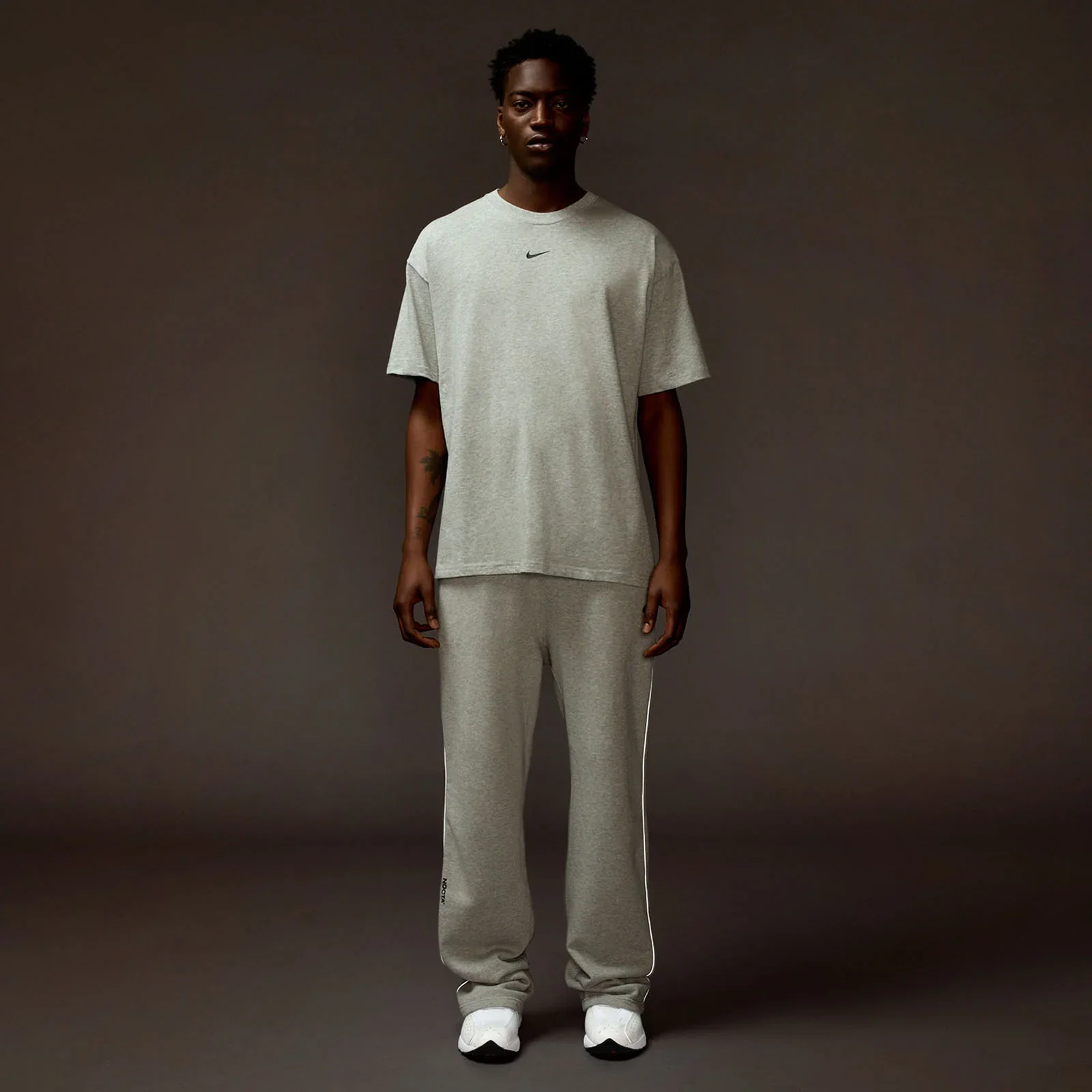 Nike x NOCTA NRG Big Body CS T-Shirt - Dark Grey Heather - Image 4