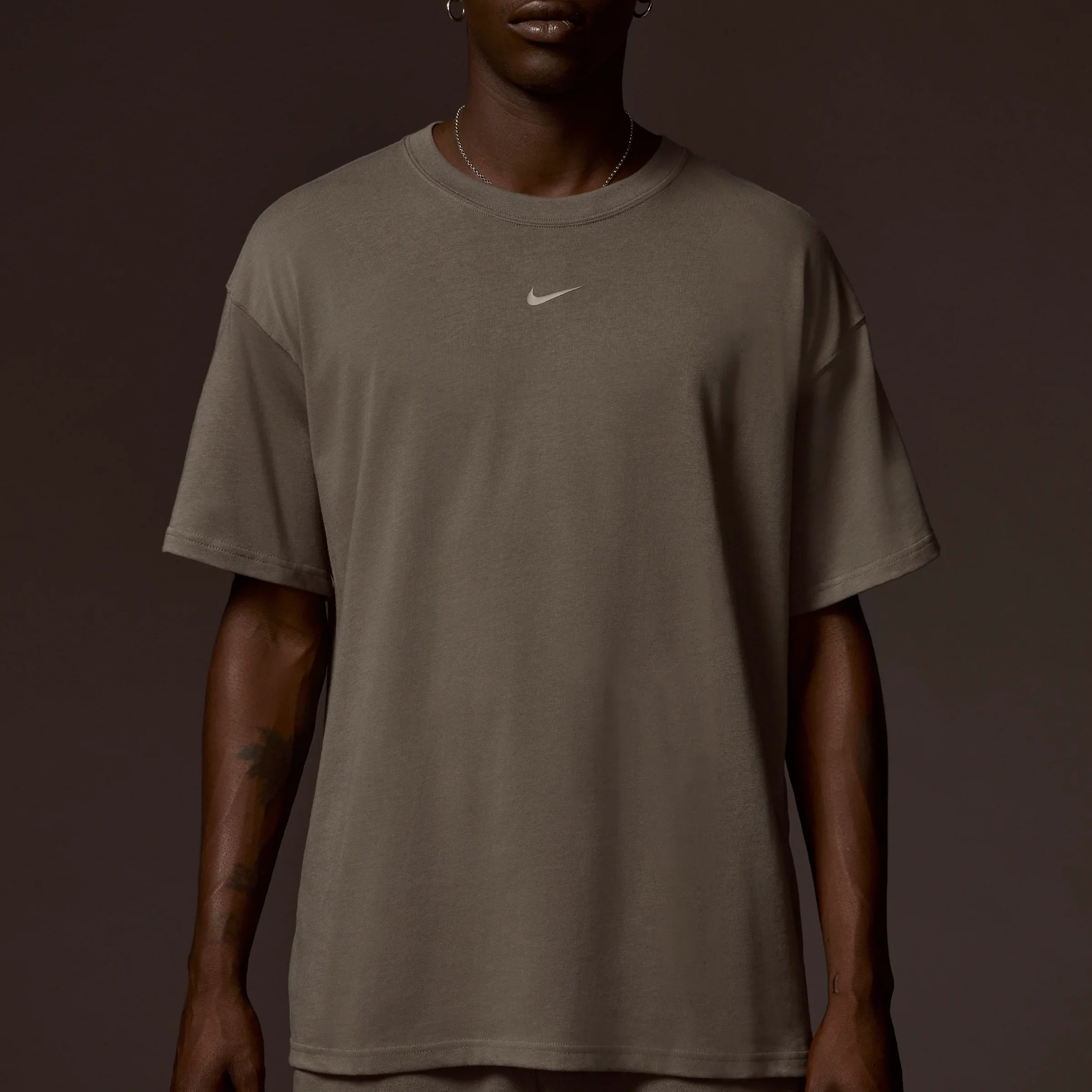 Nike x NOCTA NRG Big Body CS T-Shirt - Olive Grey - Image 3