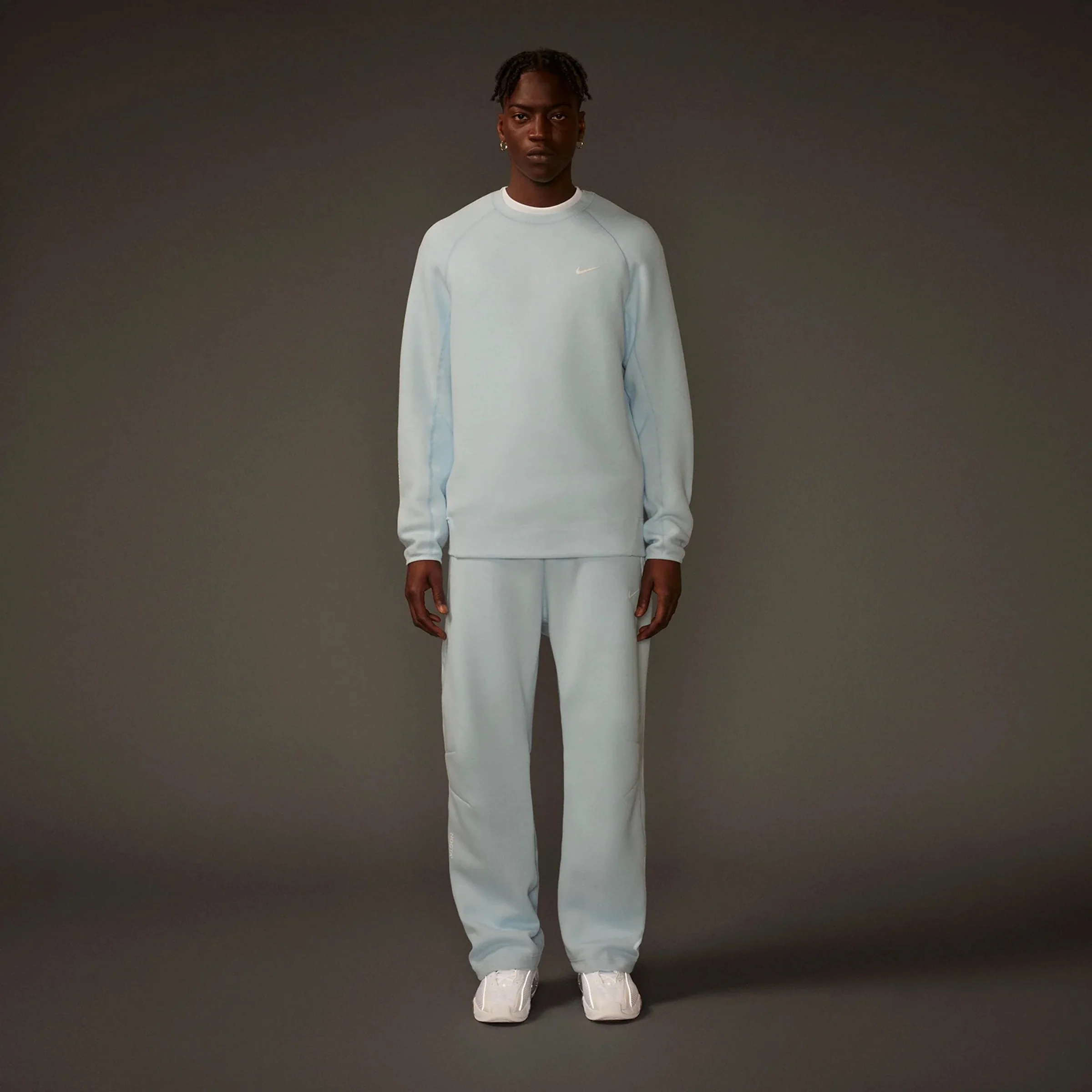 Nike x NOCTA Tech Fleece Crew - Cobalt Blue Tint - Image 3