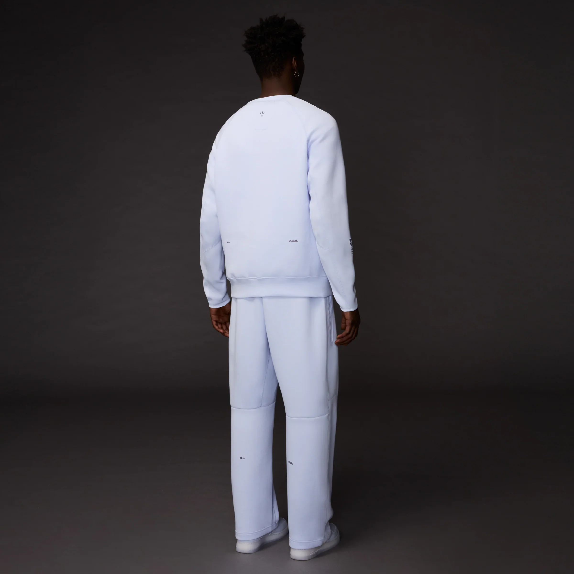 Nike x NOCTA Tech Fleece Crew - Palest Purple - Image 4