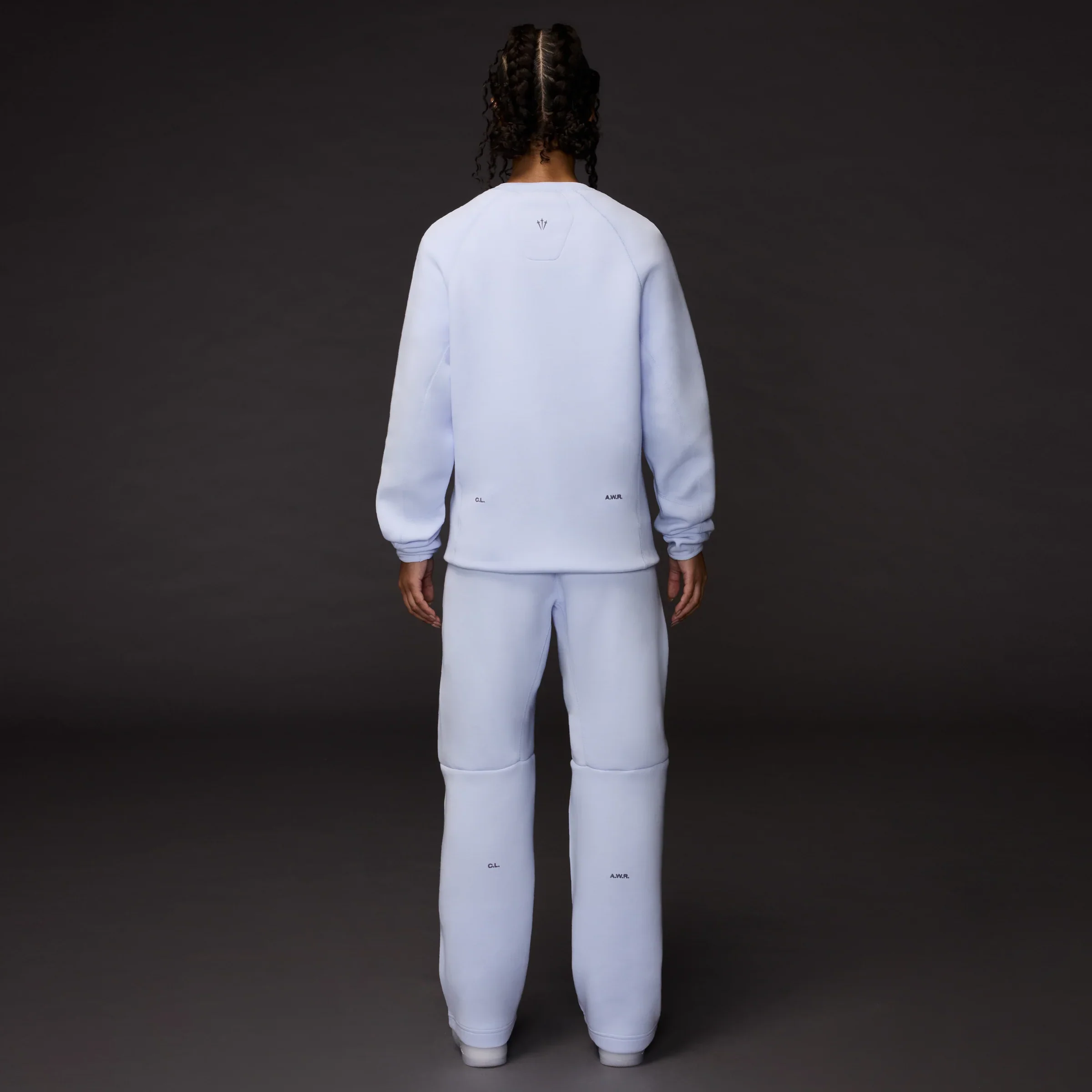 Nike x NOCTA Tech Fleece Crew - Palest Purple - Image 7