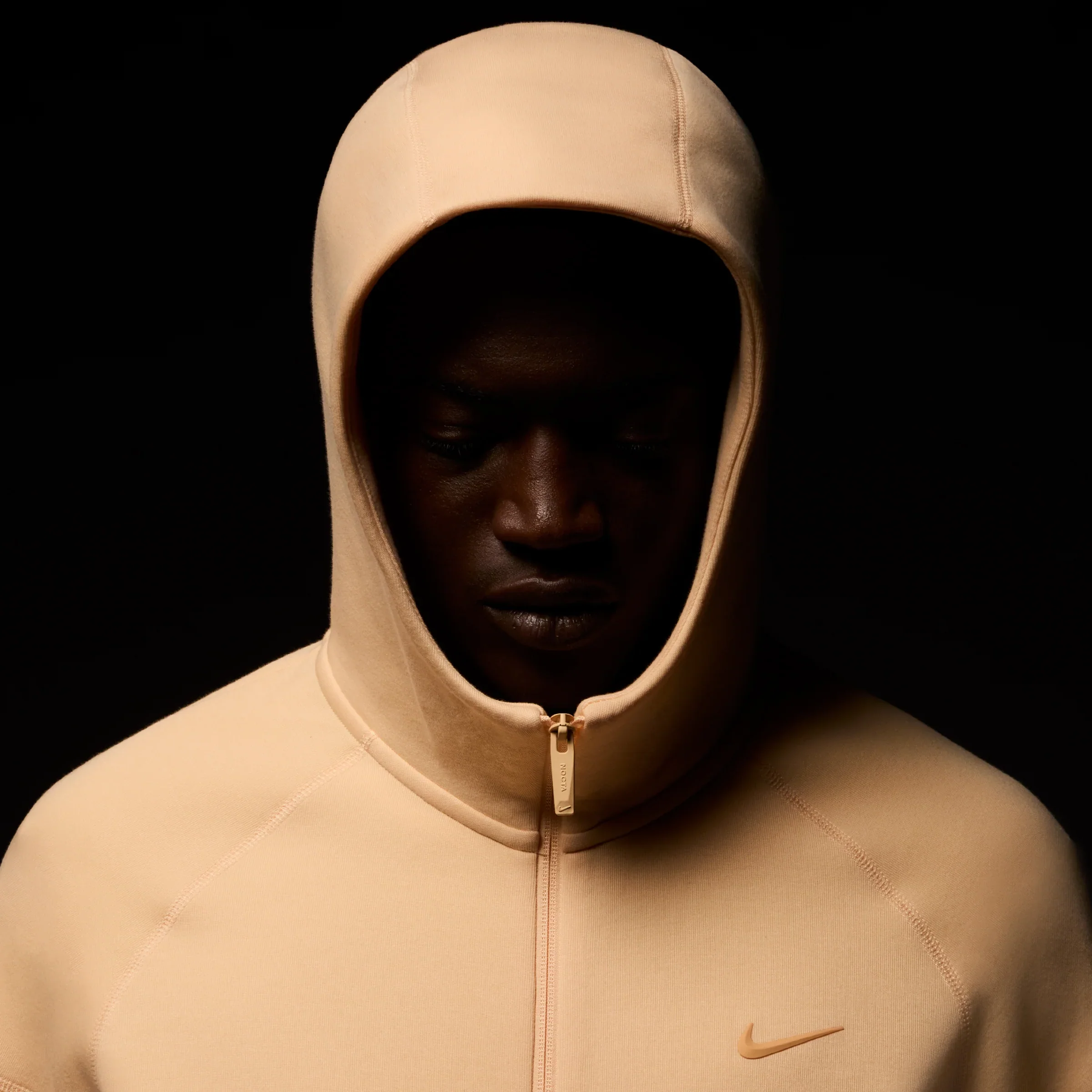 Nike x NOCTA Tech Fleece Full Zip Hoodie - Ice Peach - Image 9