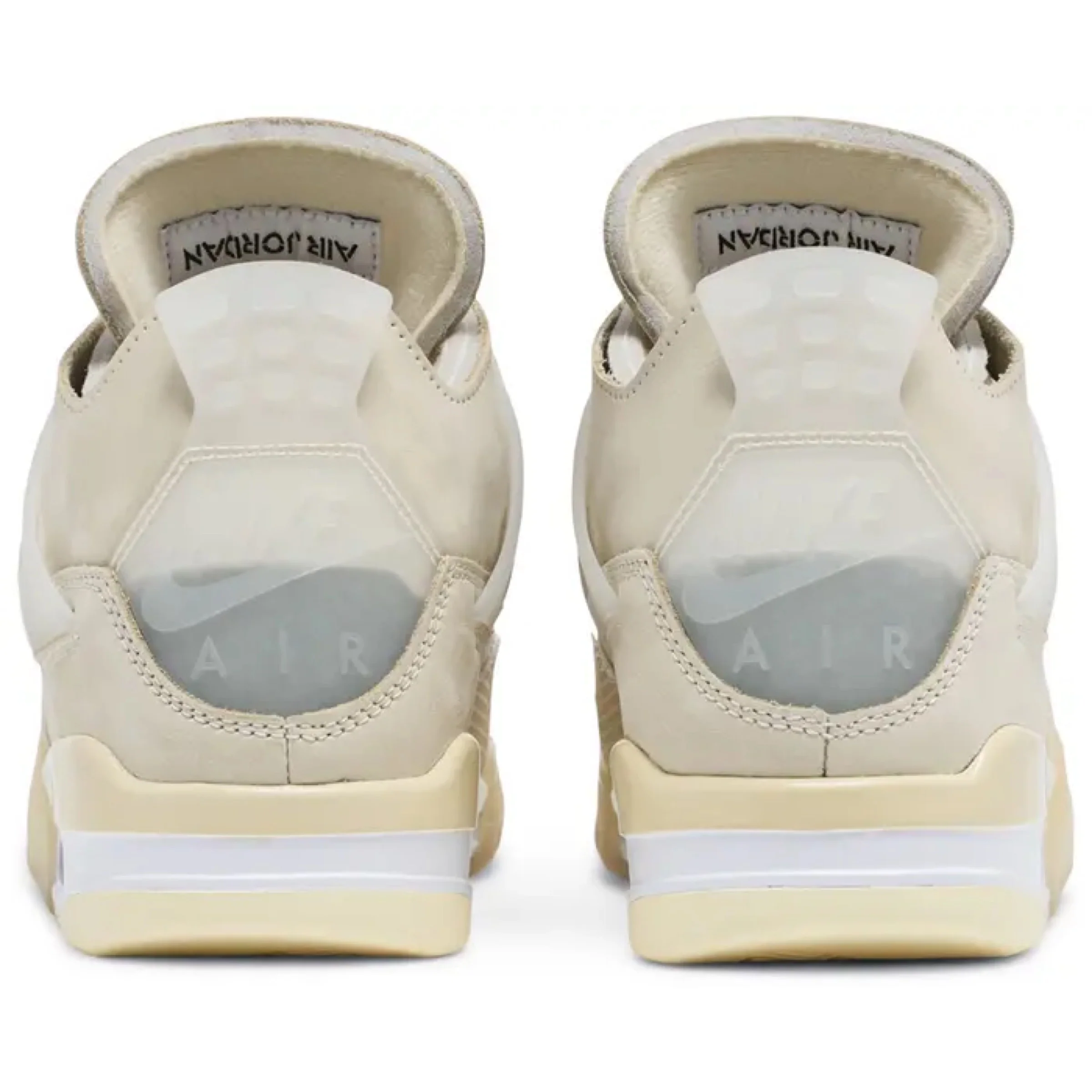 Off-White x Air Jordan 4 Retro SP 'Sail' (Women's) - Image 4
