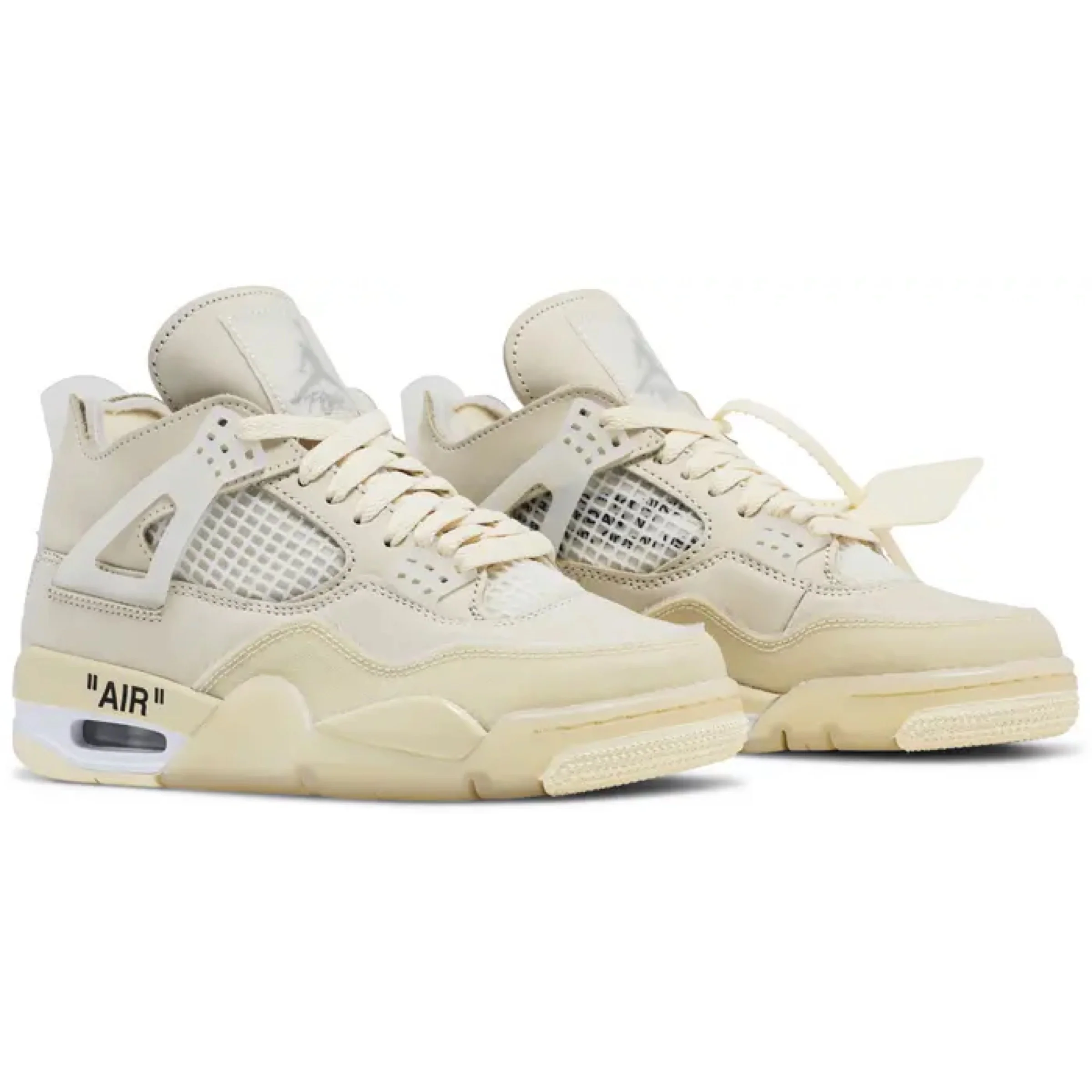 Off-White x Air Jordan 4 Retro SP 'Sail' (Women's) - Image 5