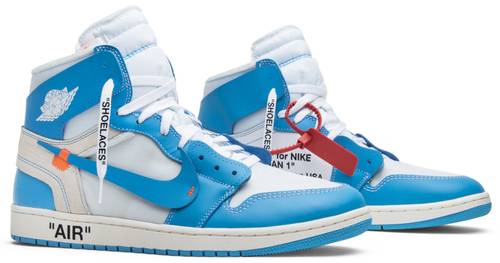 Off-White x Air Jordan 1 Retro High ‘University Blue’ - Image 5