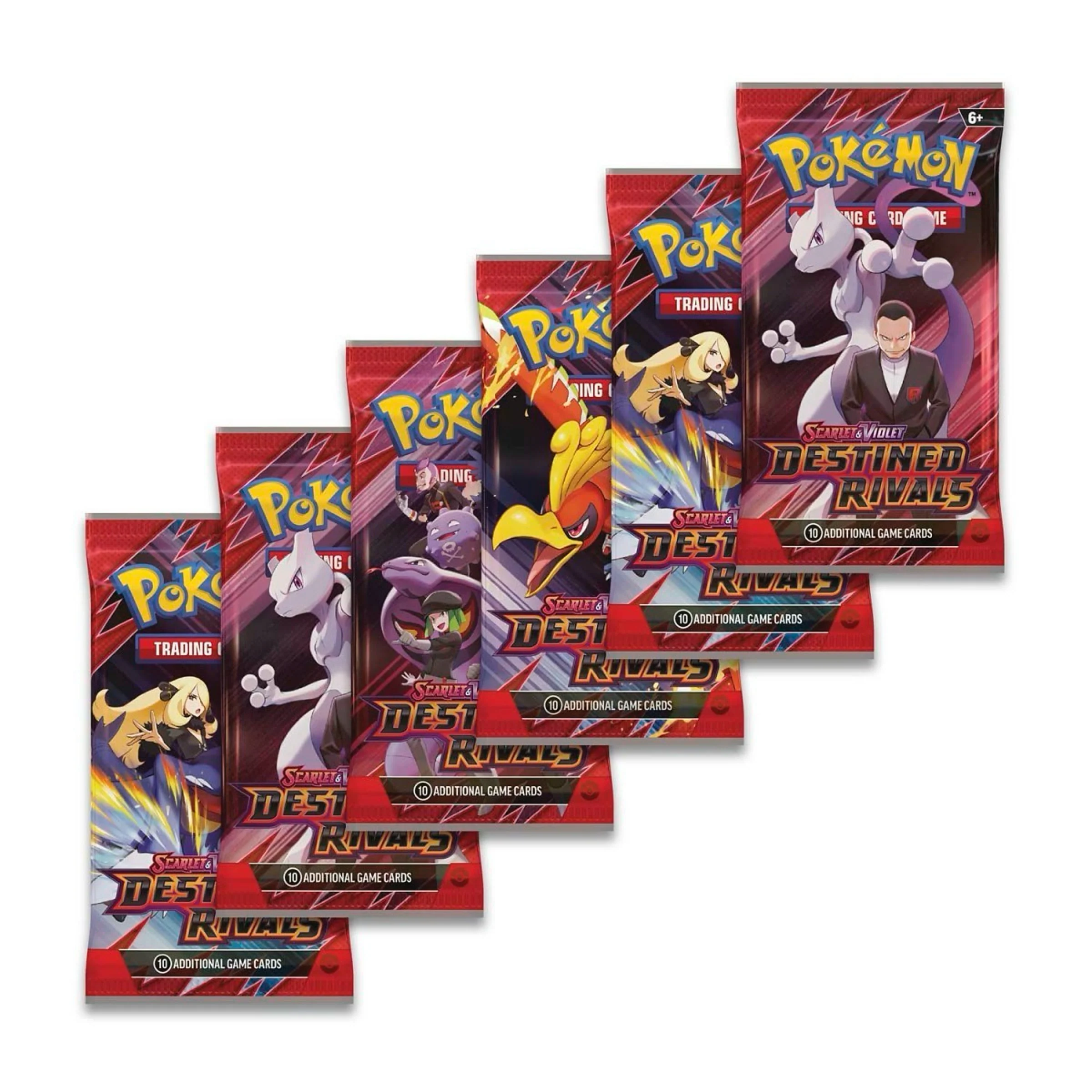 Pokemon TCG Scarlet & Violet - Destined Rivals Booster Bundle (6 Packs) - Image 3