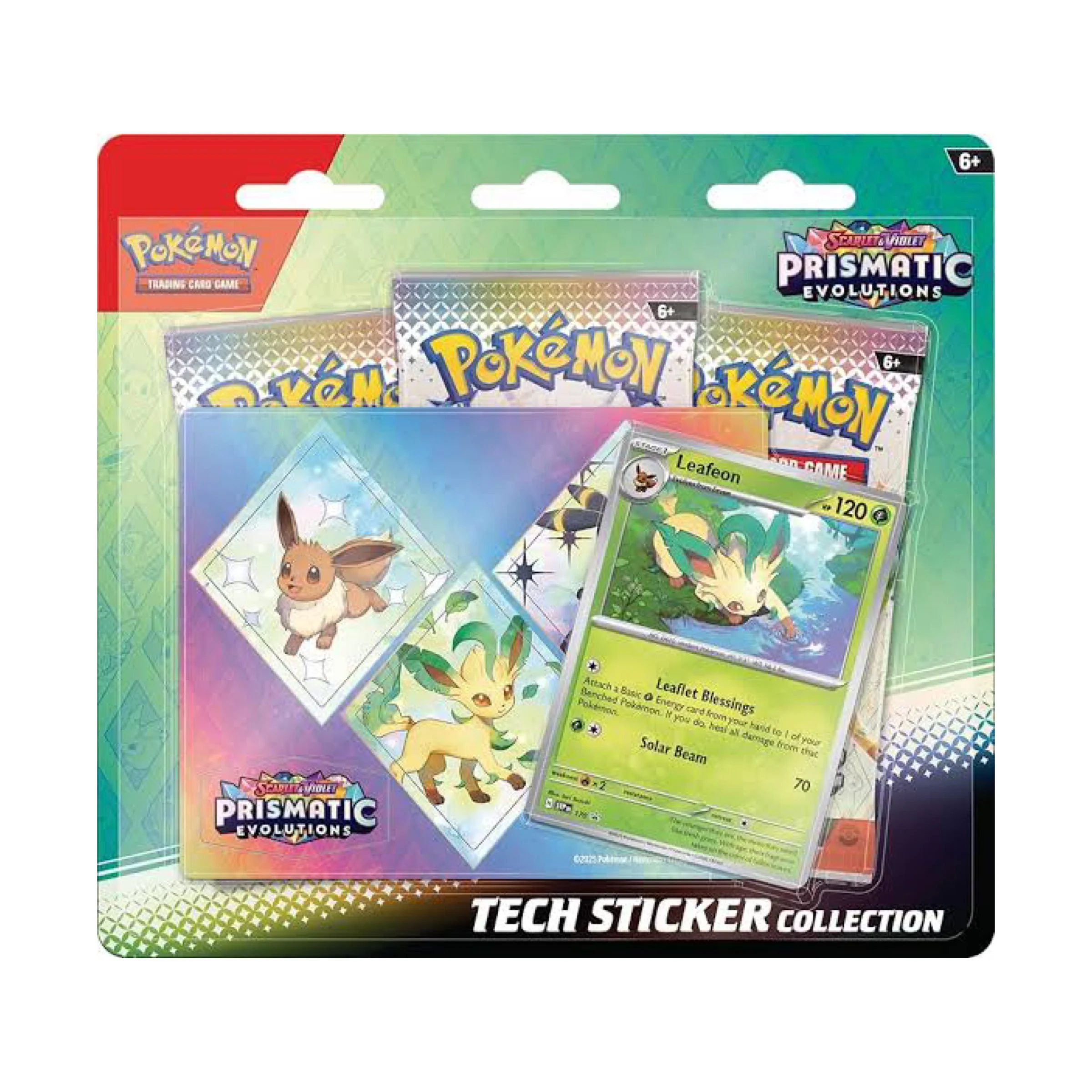 Pokemon Scarlet & Violet Prismatic Evolutions - Tech Sticker Pack - Image 2