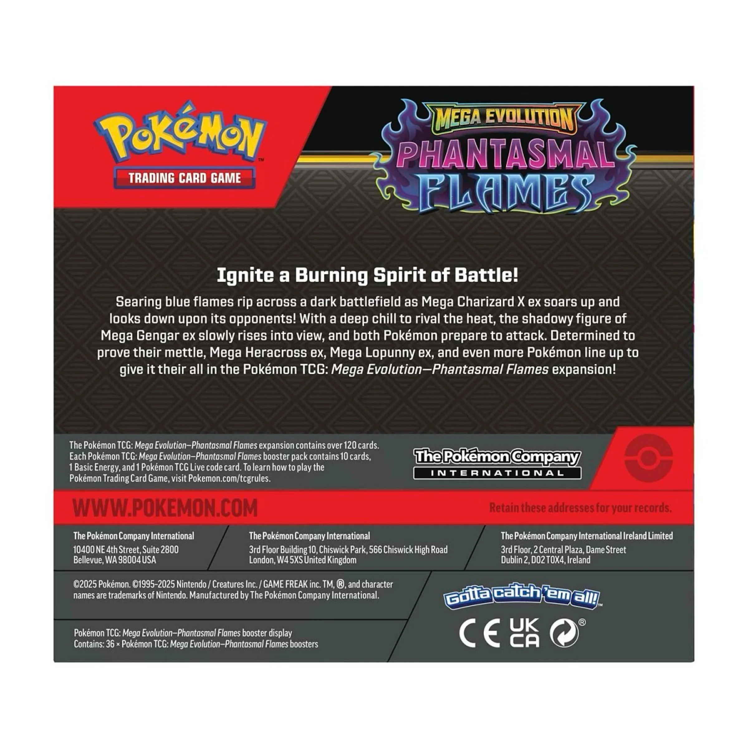 Pokemon TCG Mega Evolution - Phantasmal Flames Booster Box - Image 3