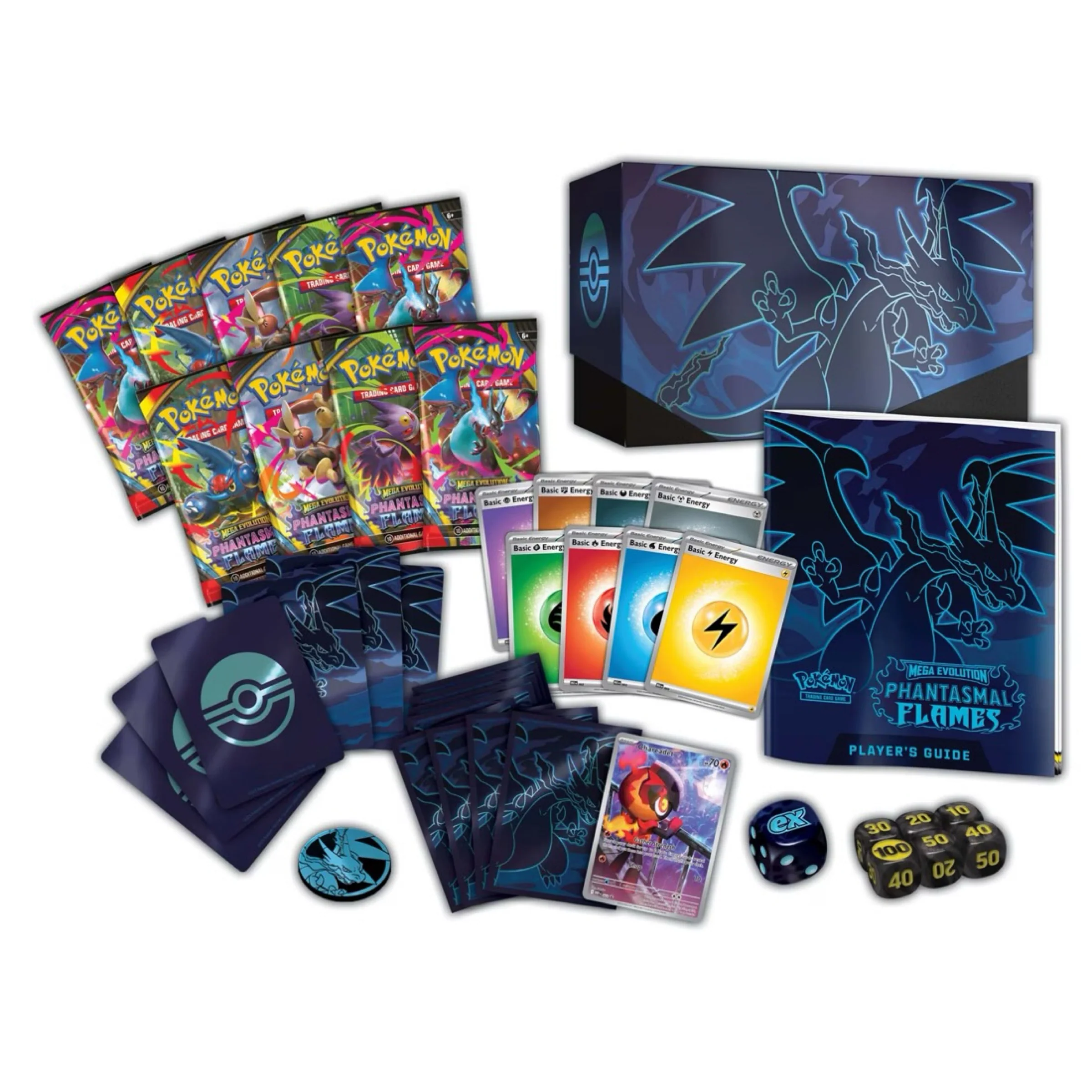 Pokemon TCG Mega Evolution - Phantasmal Flames Elite Trainer Box - Image 5