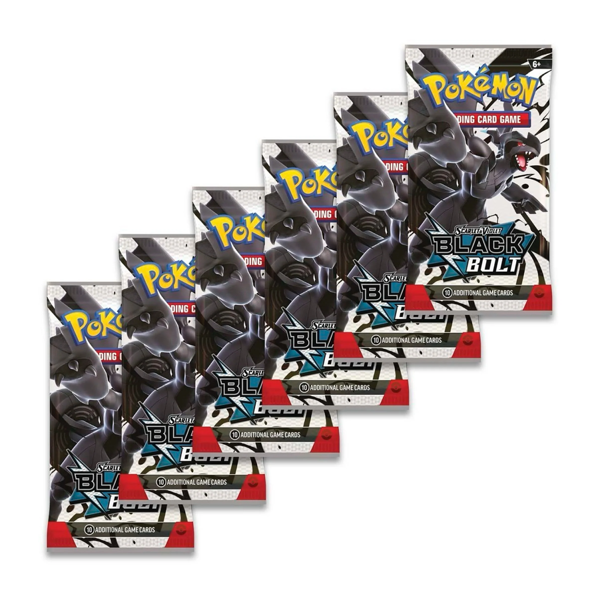 Pokemon TCG Scarlet & Violet - Black Bolt Booster Bundle (6 Packs) - Image 3