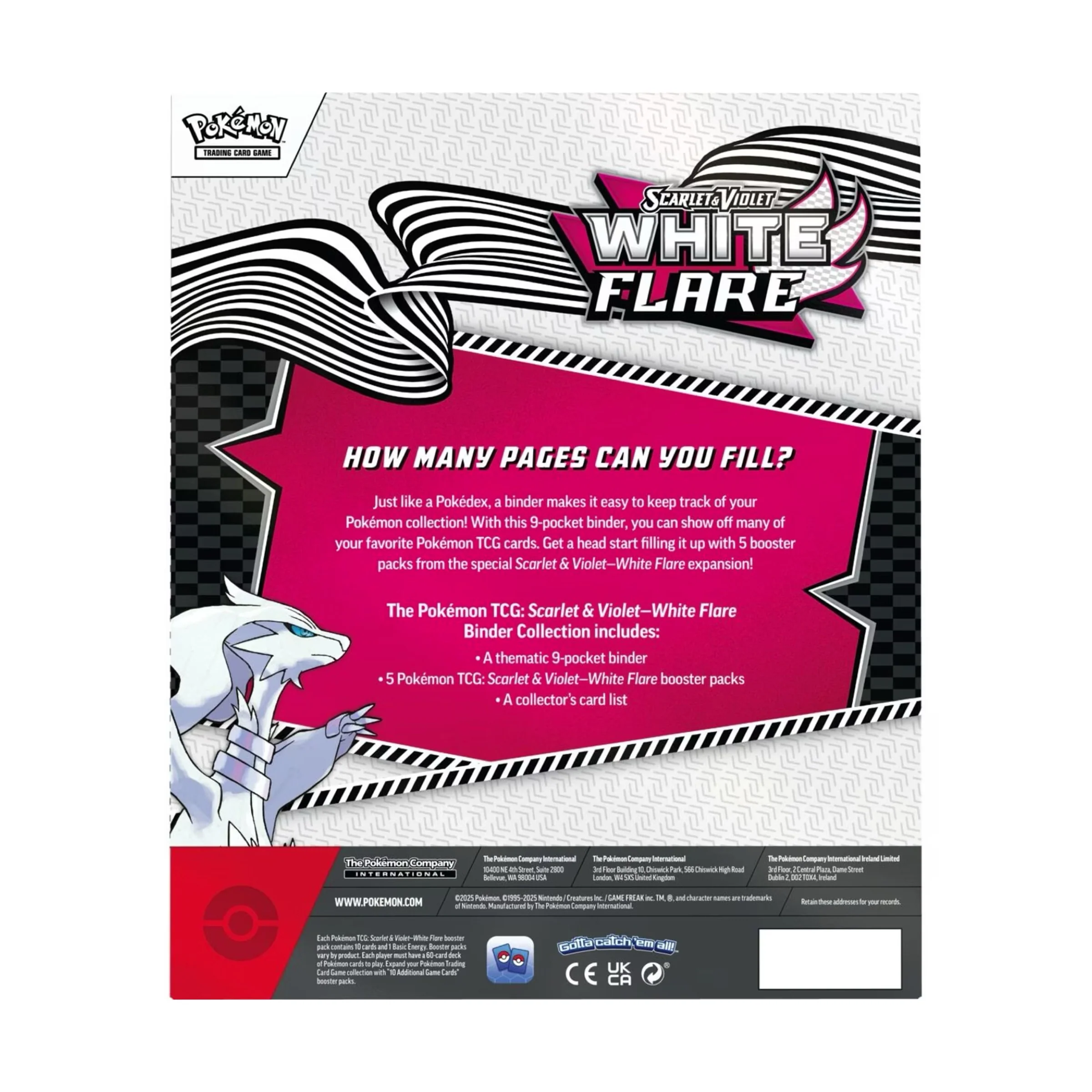 Pokemon TCG Scarlet & Violet - White Flare Binder Collection - Image 2
