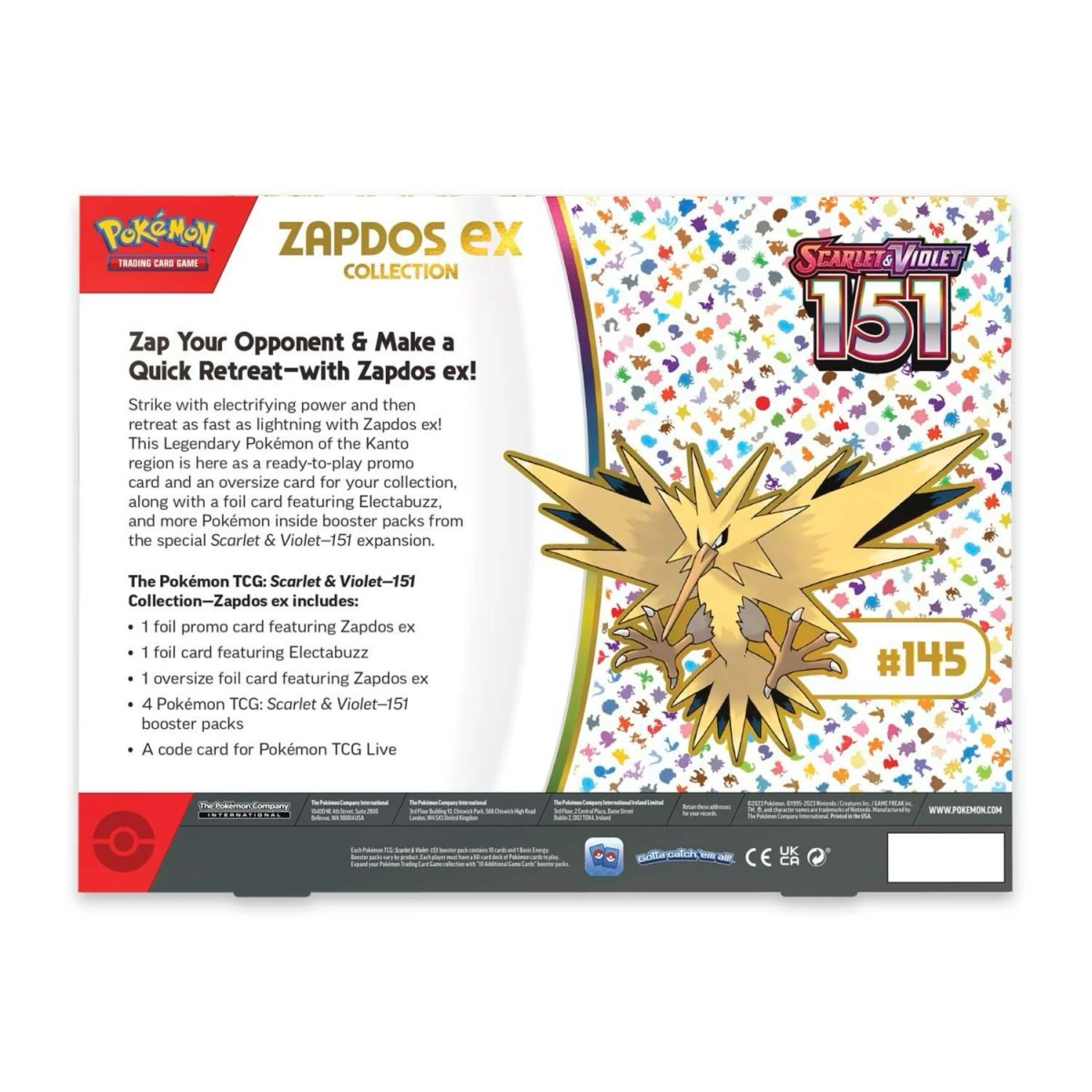 Pokemon TCG Scarlet & Violet - Zapdos EX Collection - Image 5