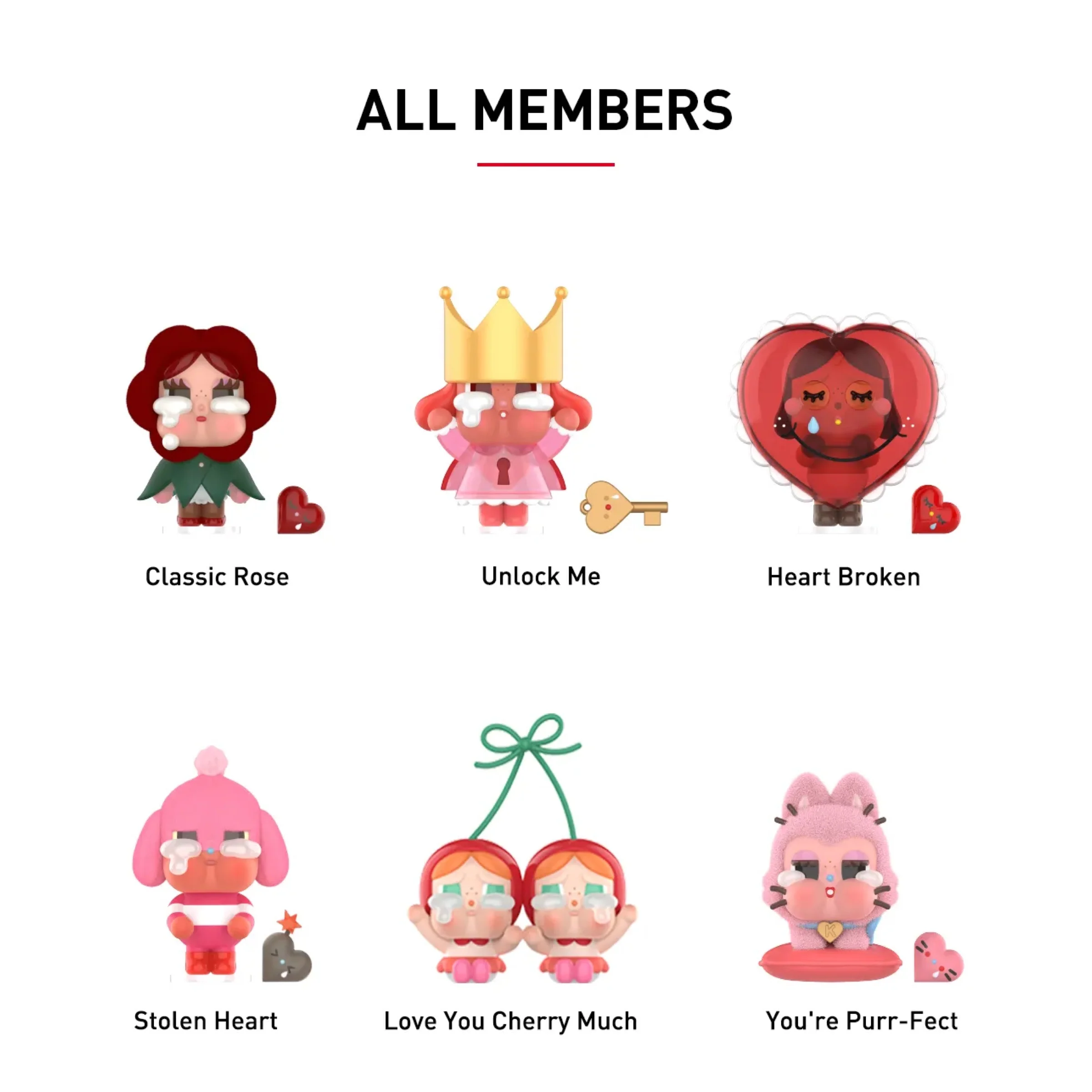 Pop Mart CryBaby Crying For Love Series Figures Blind Box - Image 2