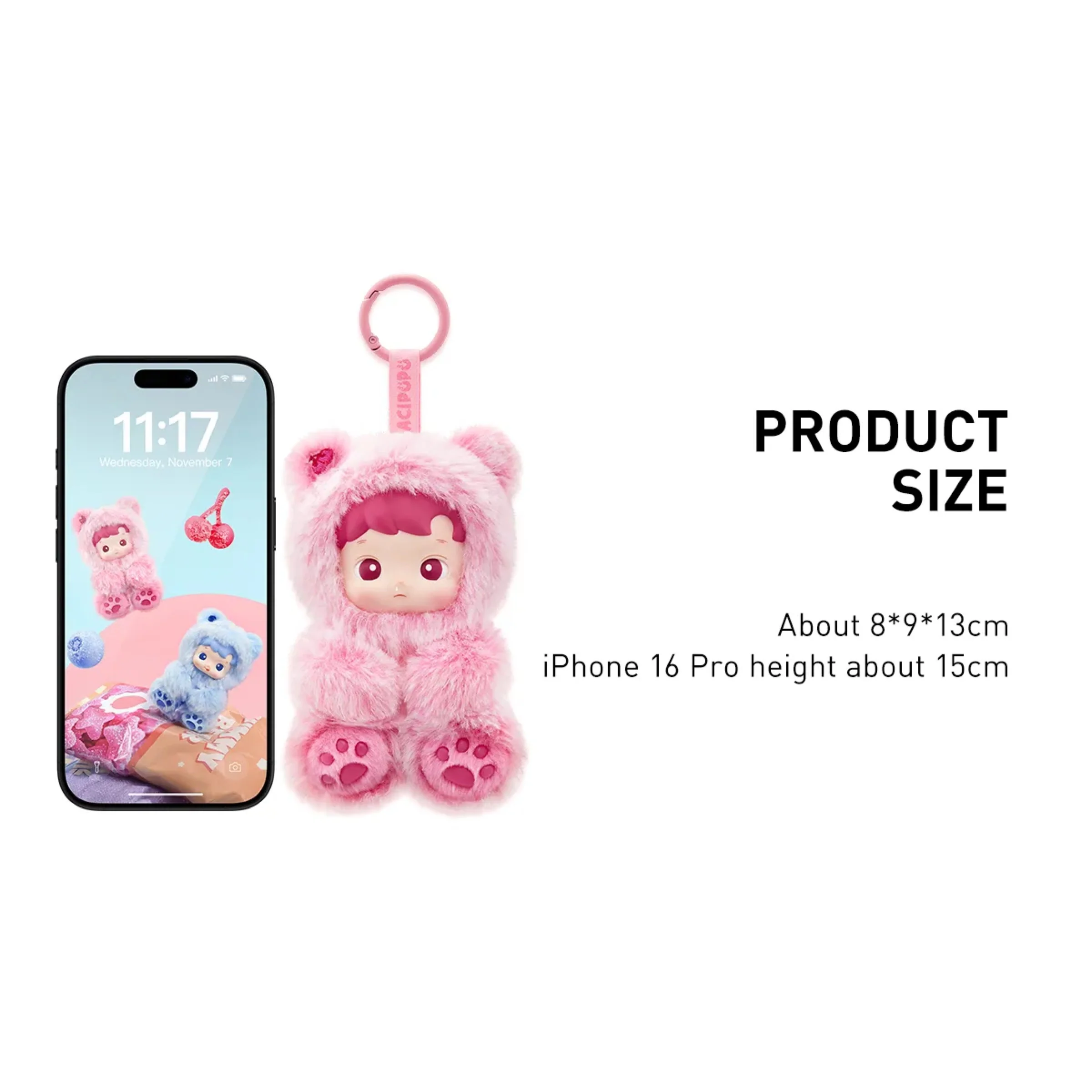 Pop Mart HACIPUPU Gummy Bear Series Vinyl Plush Pendant Blind Box - Image 4