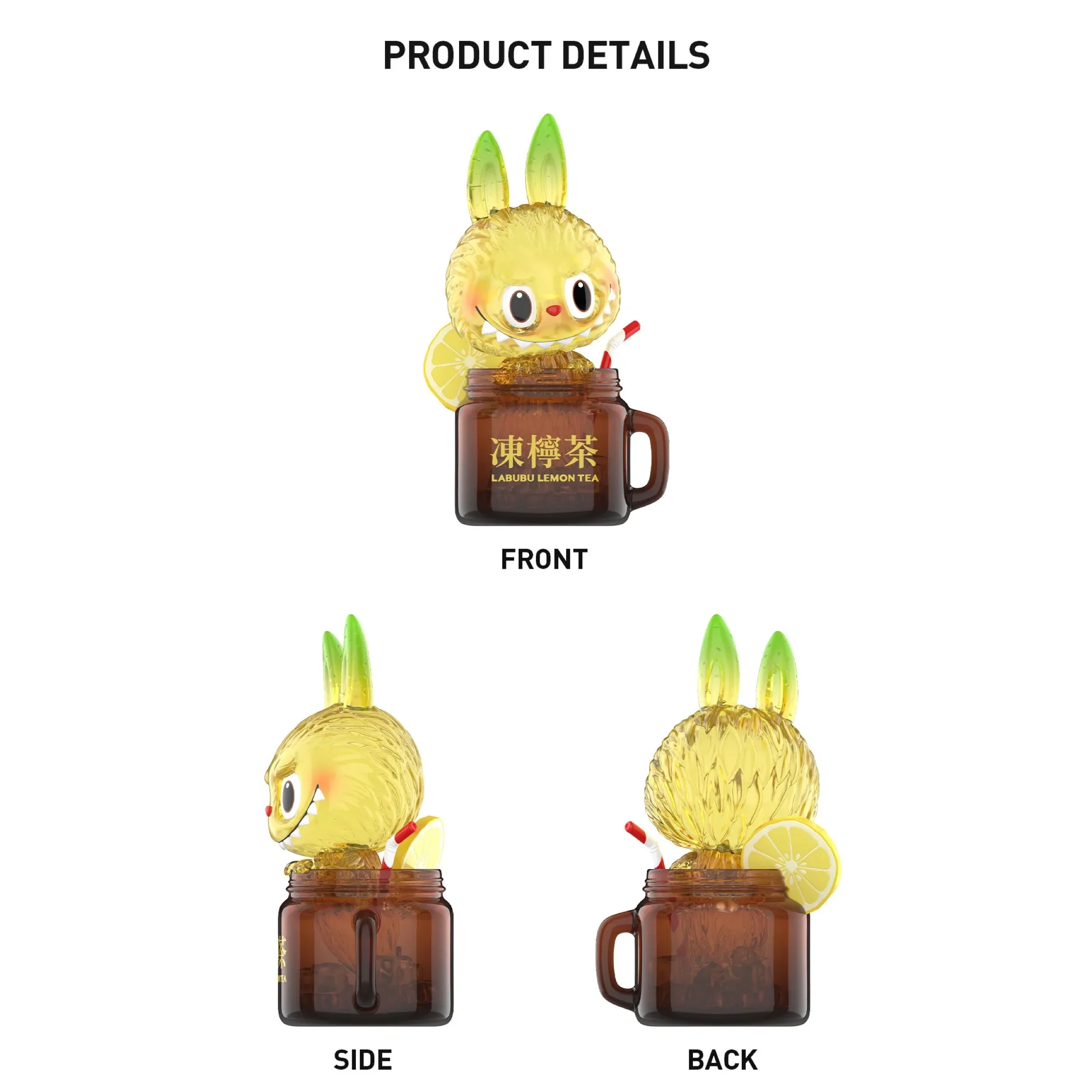 Pop Mart Labubu The Monsters Lemon Tea Figure - Image 2
